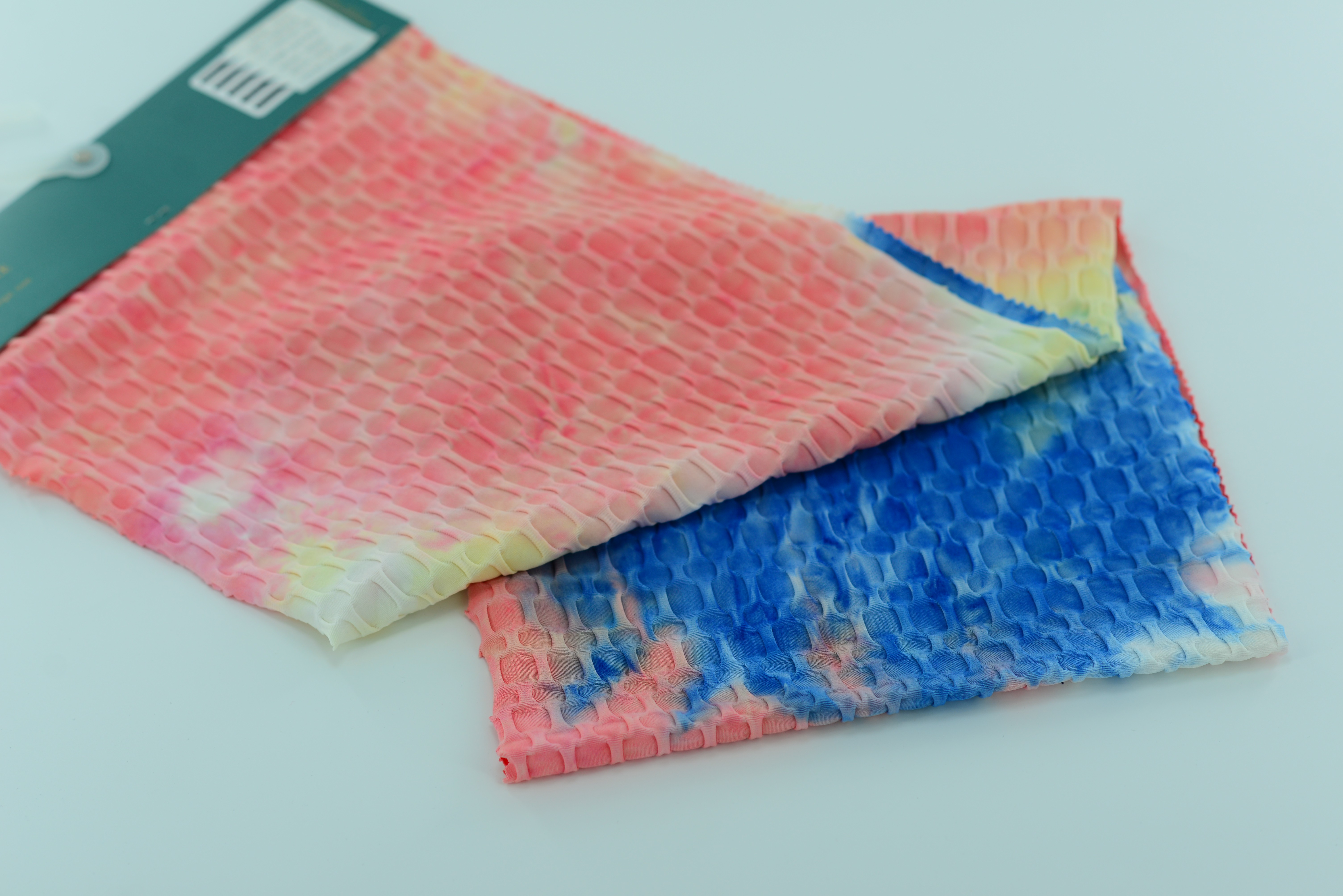 LX-P-16043 DTY SINGLE KNIT JACQUARD TIE DYE