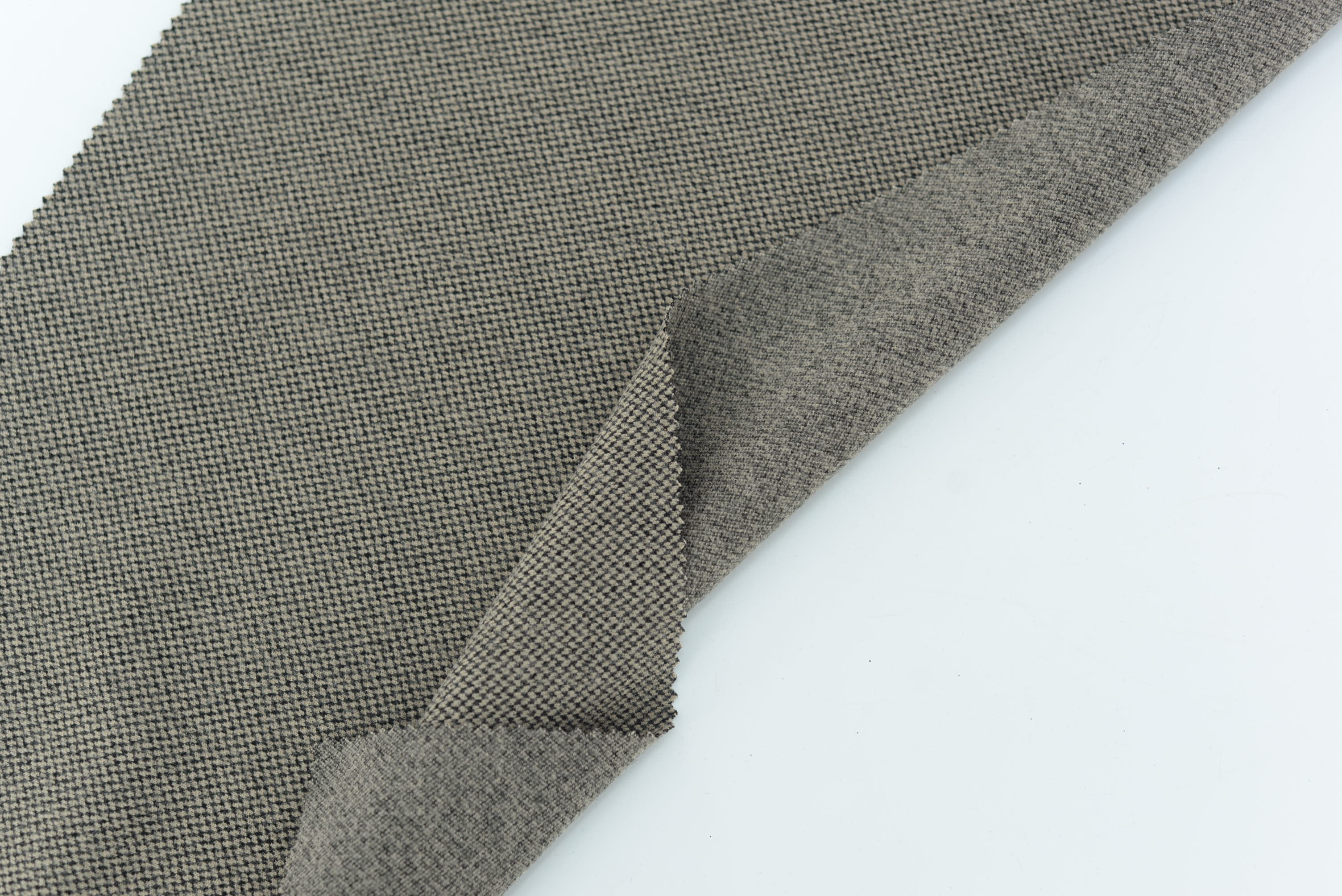 LX-P-18093 POLY HOUNDSTOOTH KNIT BRUSH