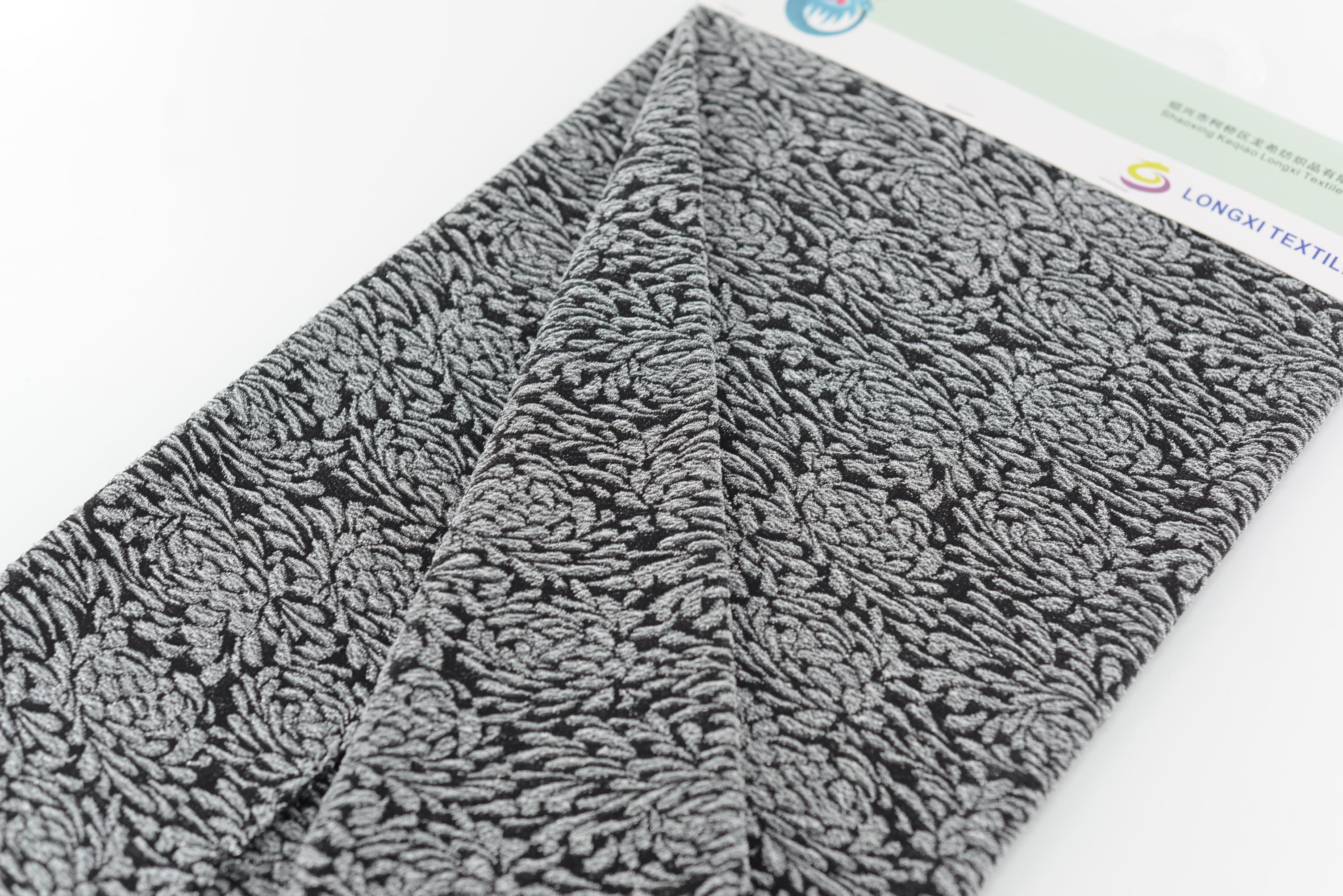 LX-P-16309 LUREX ROSE KNIT JACQUARD