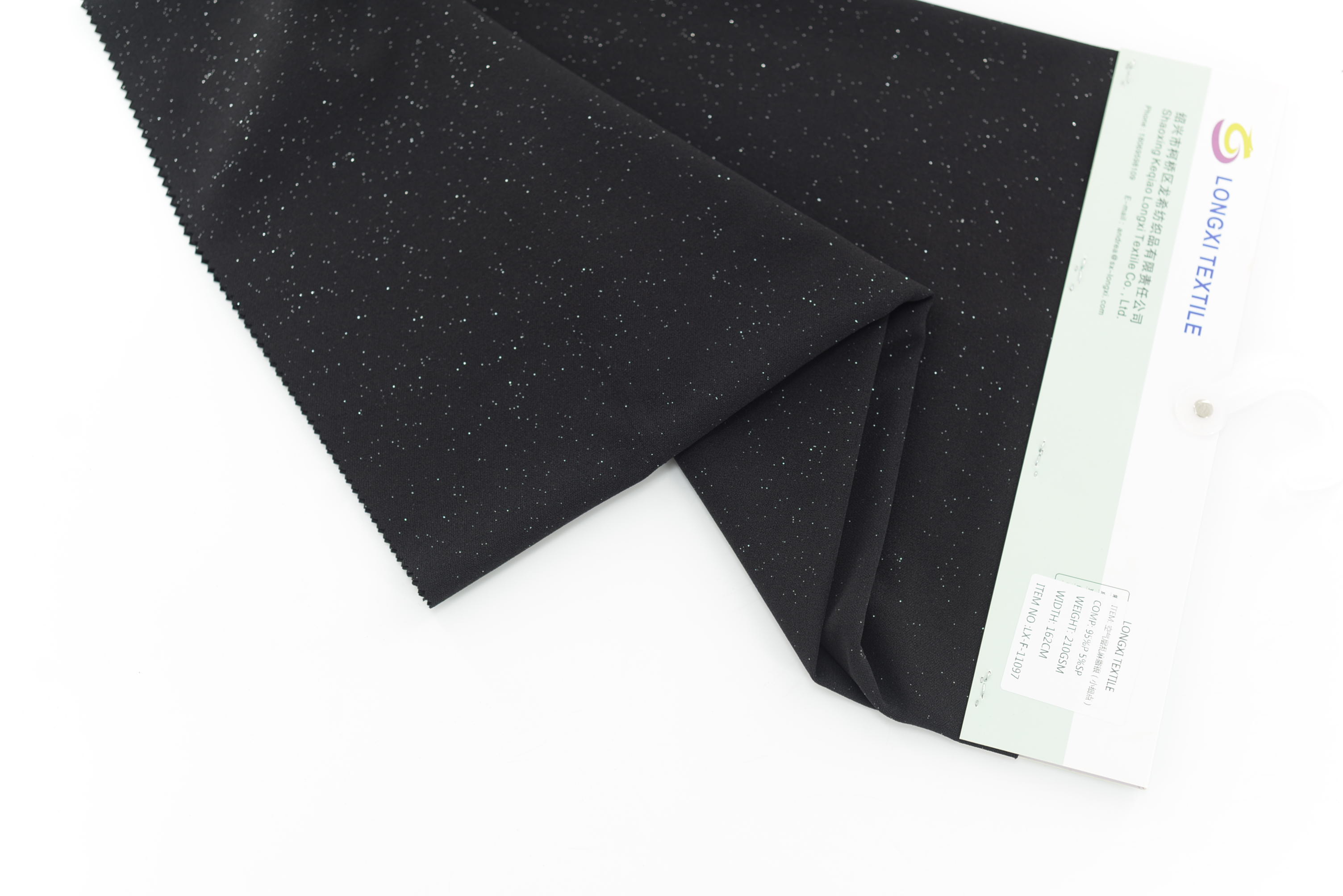 LX-F-11097 SCUBA CREPE SPRINKLE SMALL POINTS SEQUINS