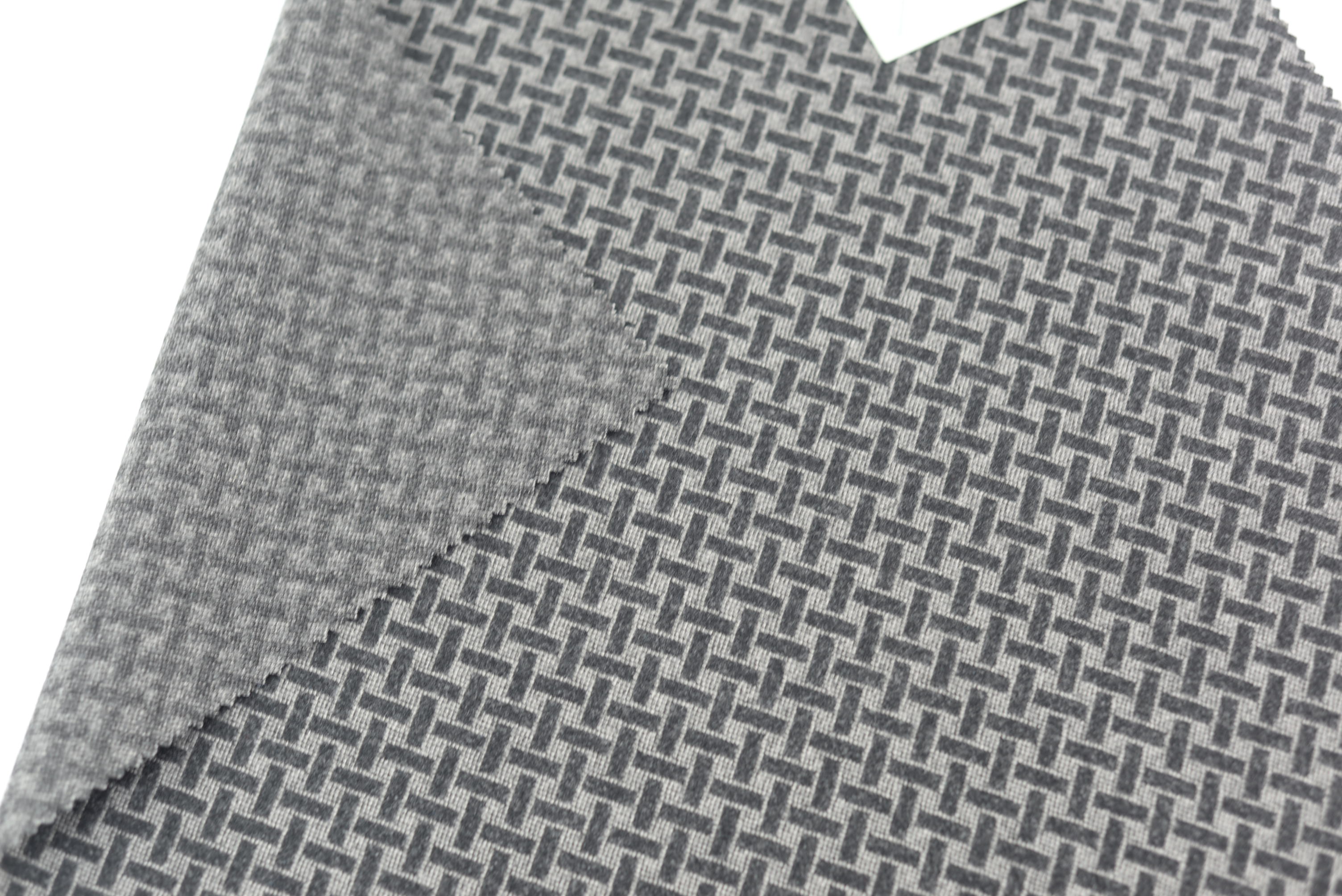 LX-P-18121 POLY CHECK JACQUARD KNIT BRUSH