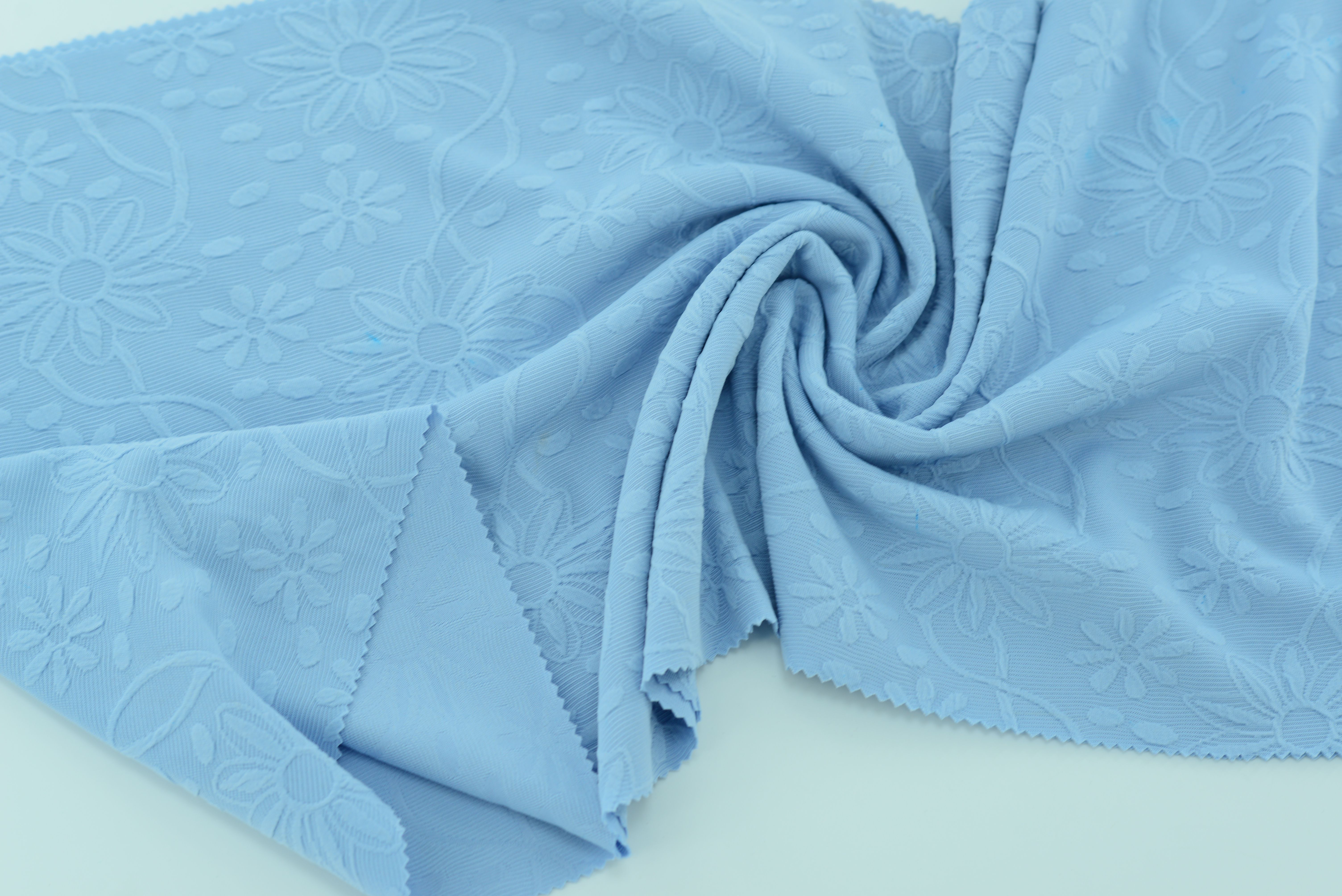 LX-P-16114 KNIT FLOWER JACQUARD