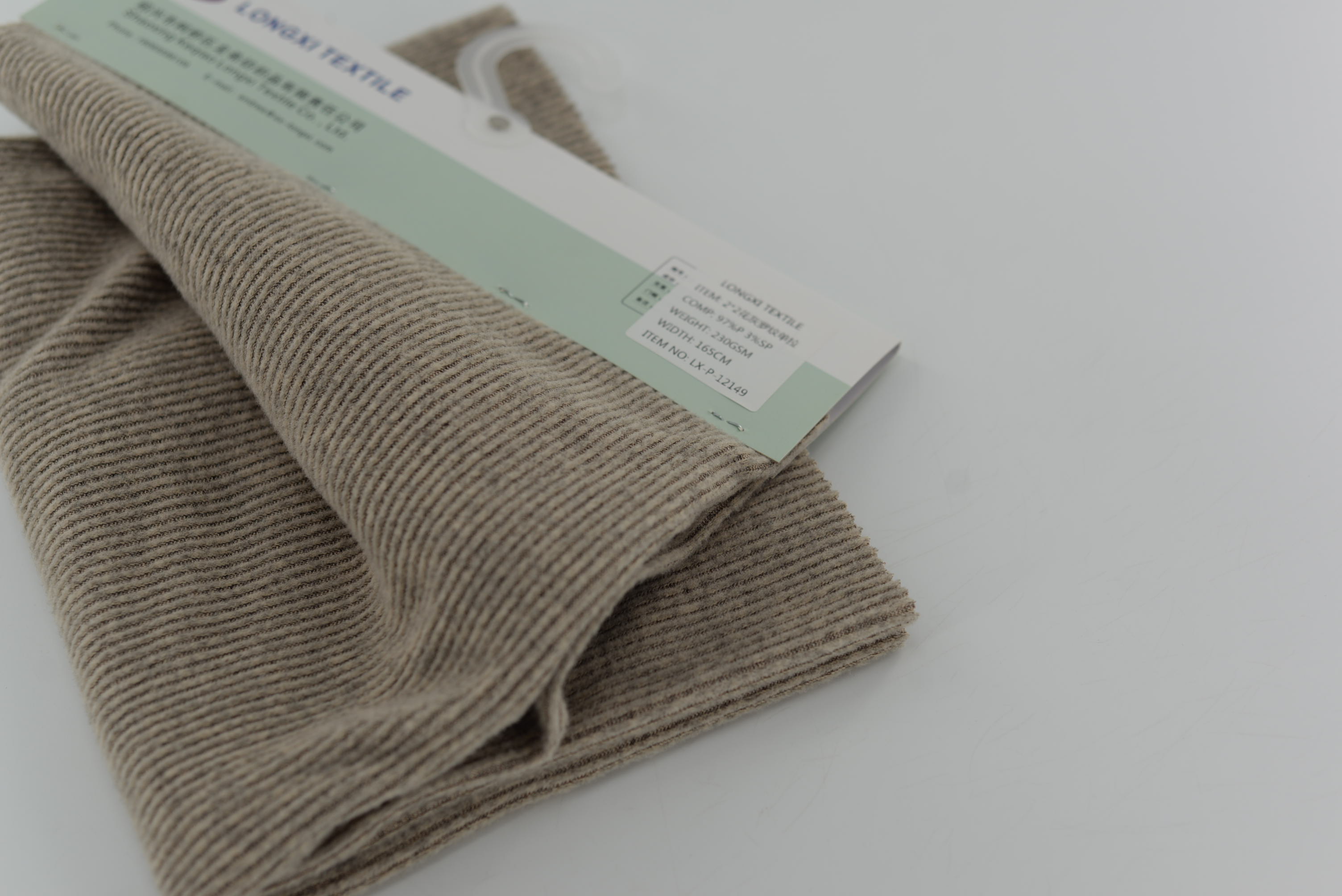 LX-P-12149 2*2 MELANGE RIB ONE SIDE BRUSH