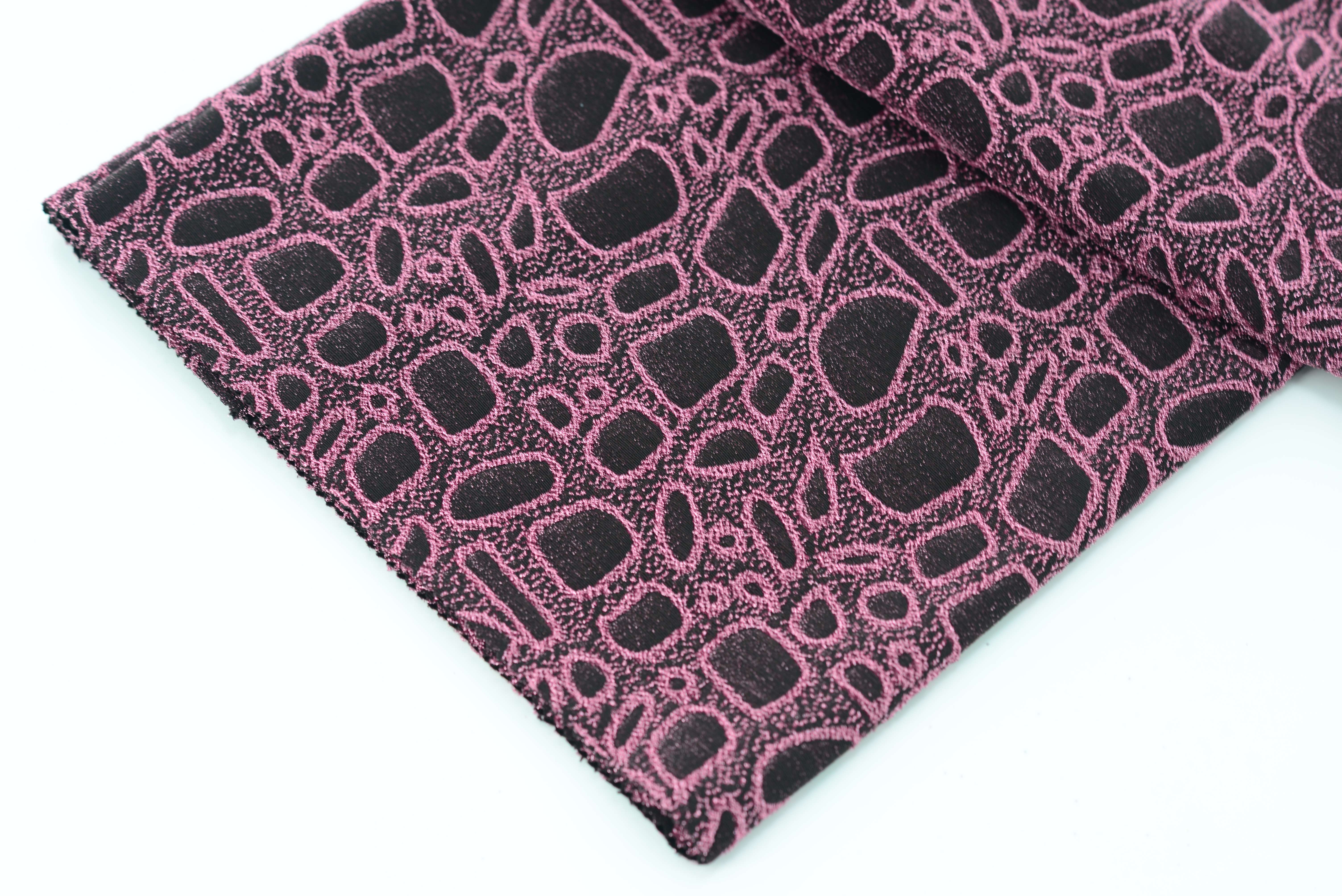 LX-P-16155 LUREX STONE KNIT JACQUARD