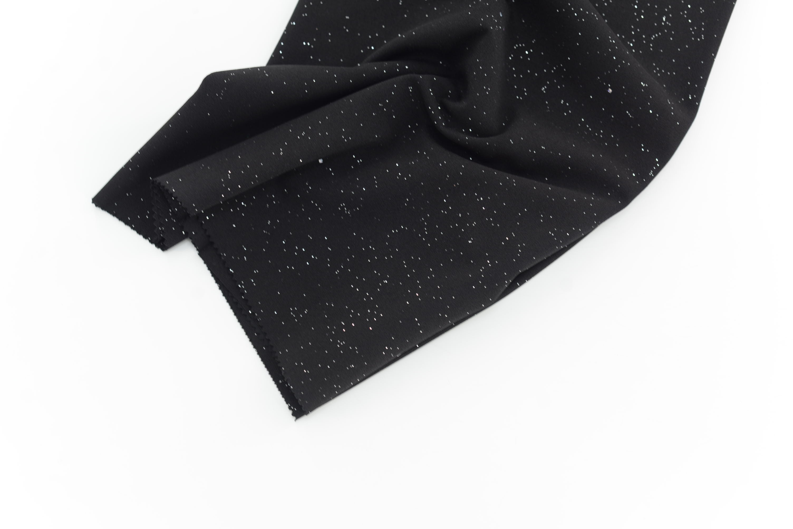 LX-F-11095 SCUBA CREPE SPRINKLE CHECK SEQUINS