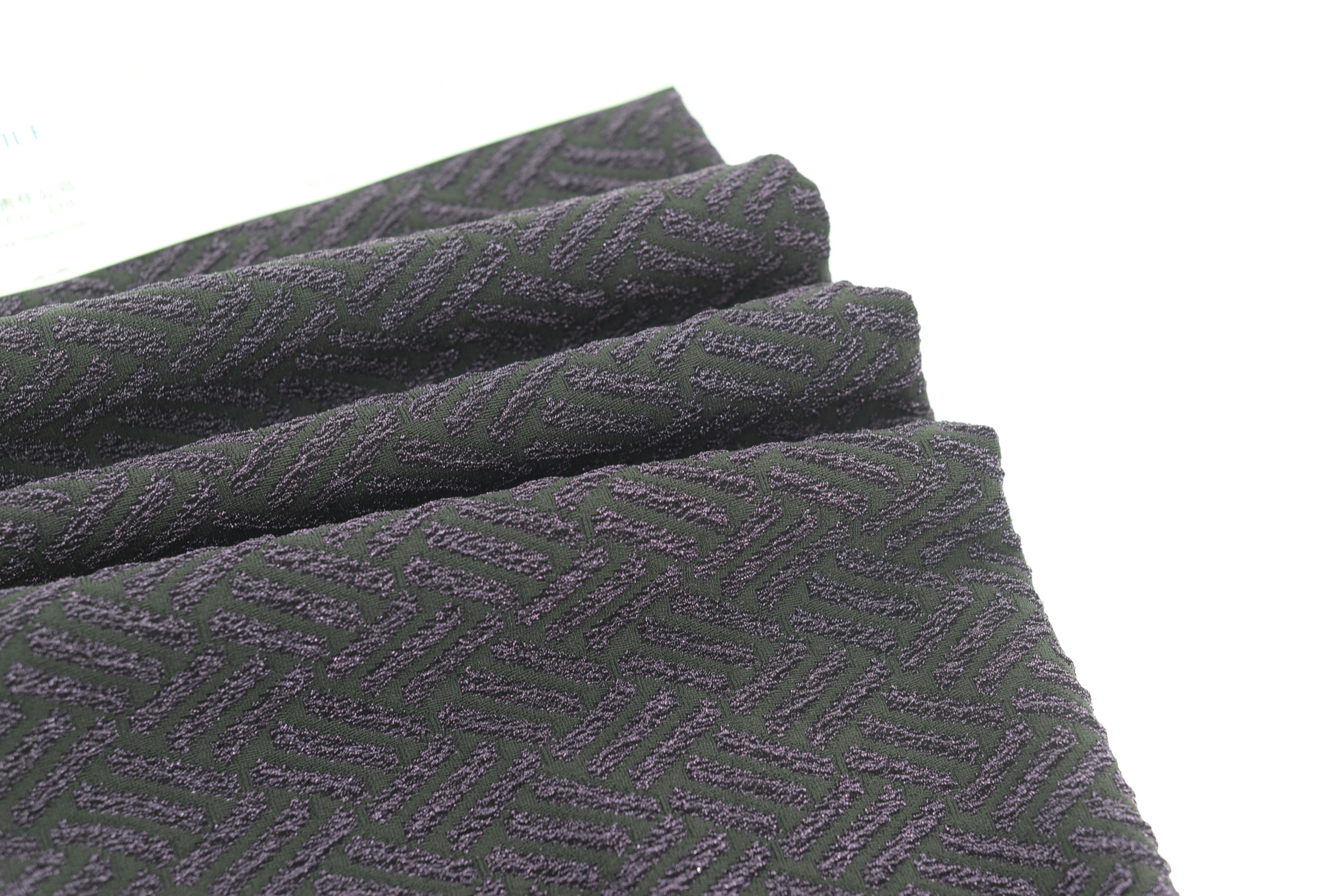 LX-P-16320 LUREX CHEVRON KNIT JACQUARD