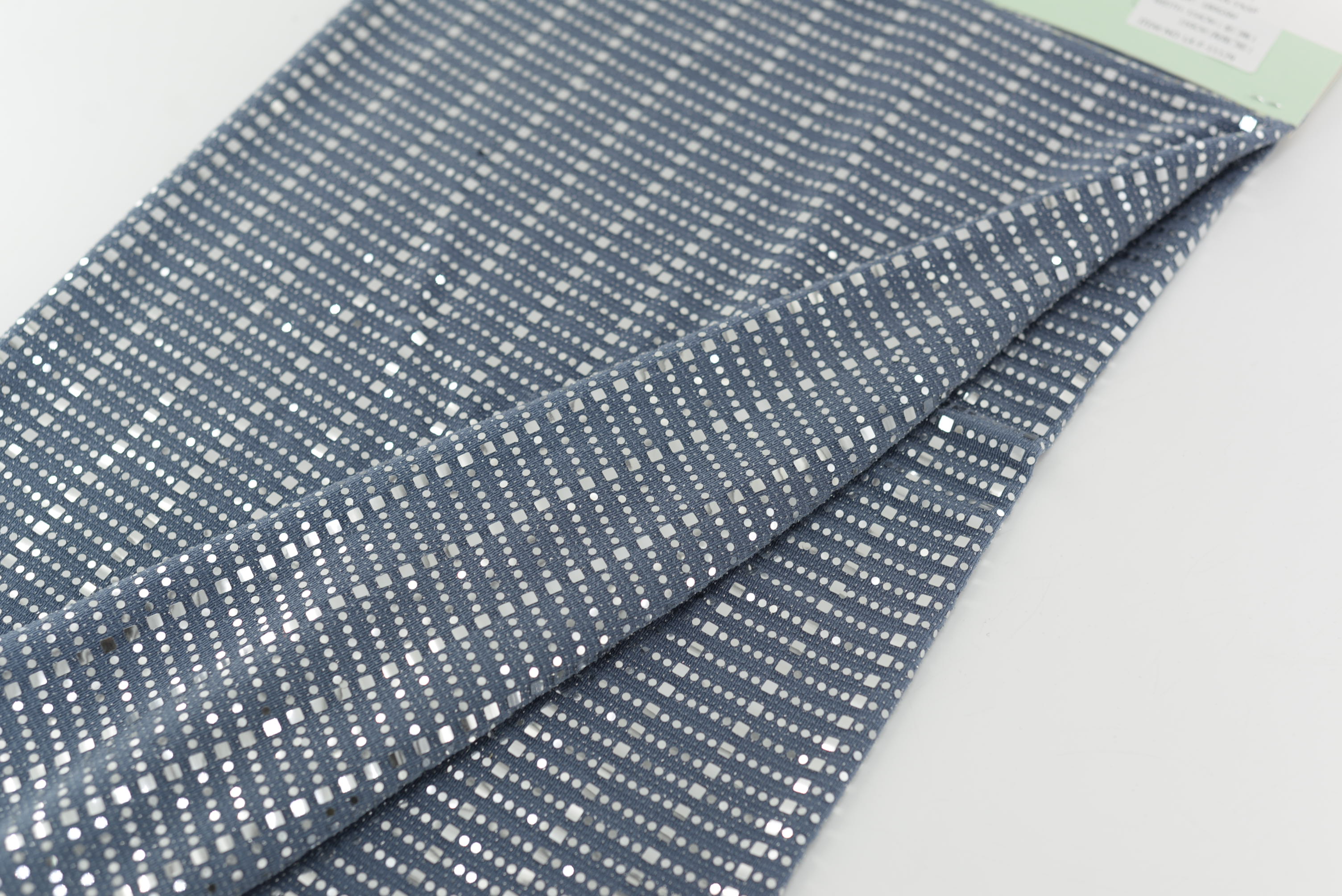 LX-F-11129 NYLON LUREX KNIT SHINE SEQUINS