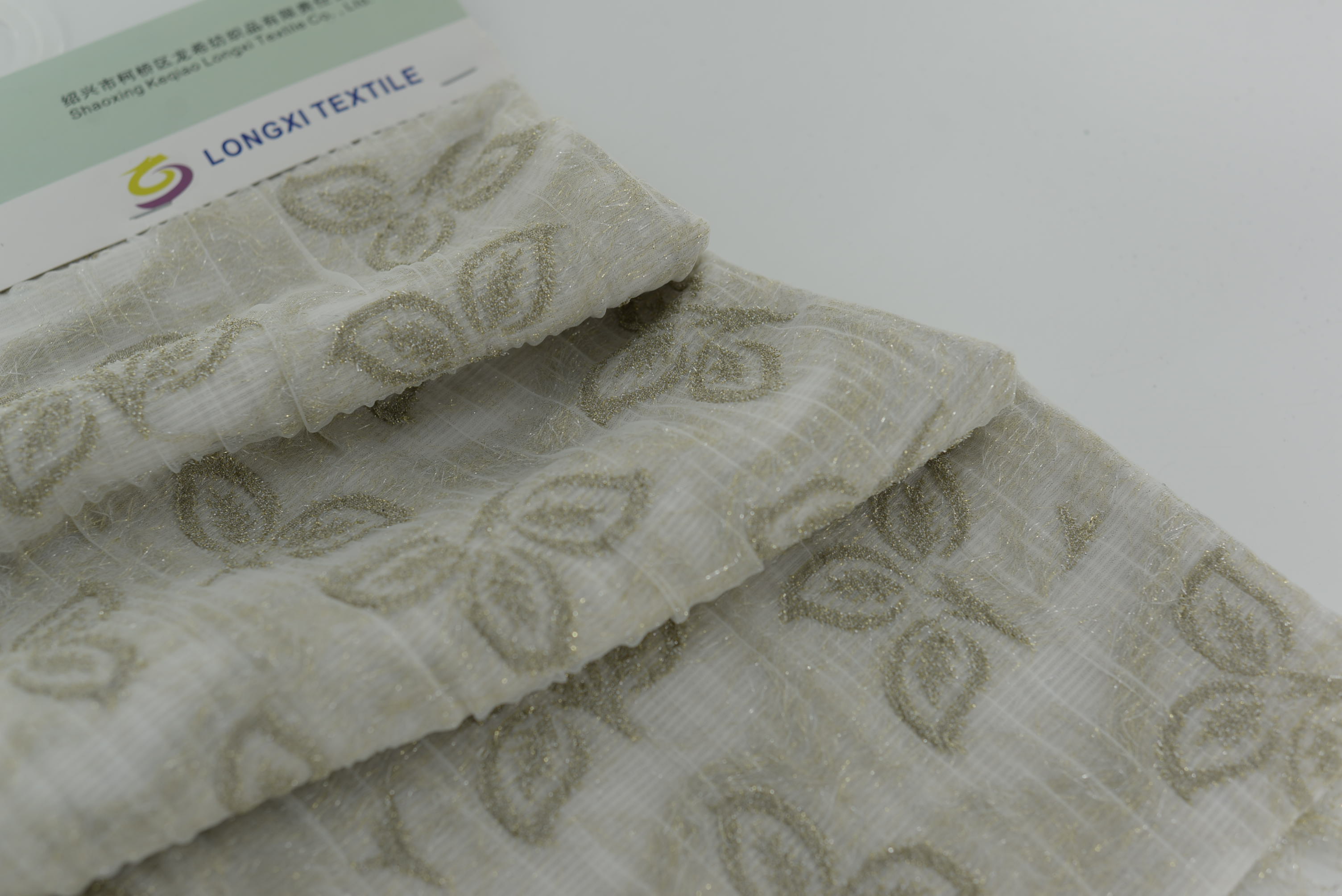 LX-P-16327 LUREX NEW LEAF JACQUARD