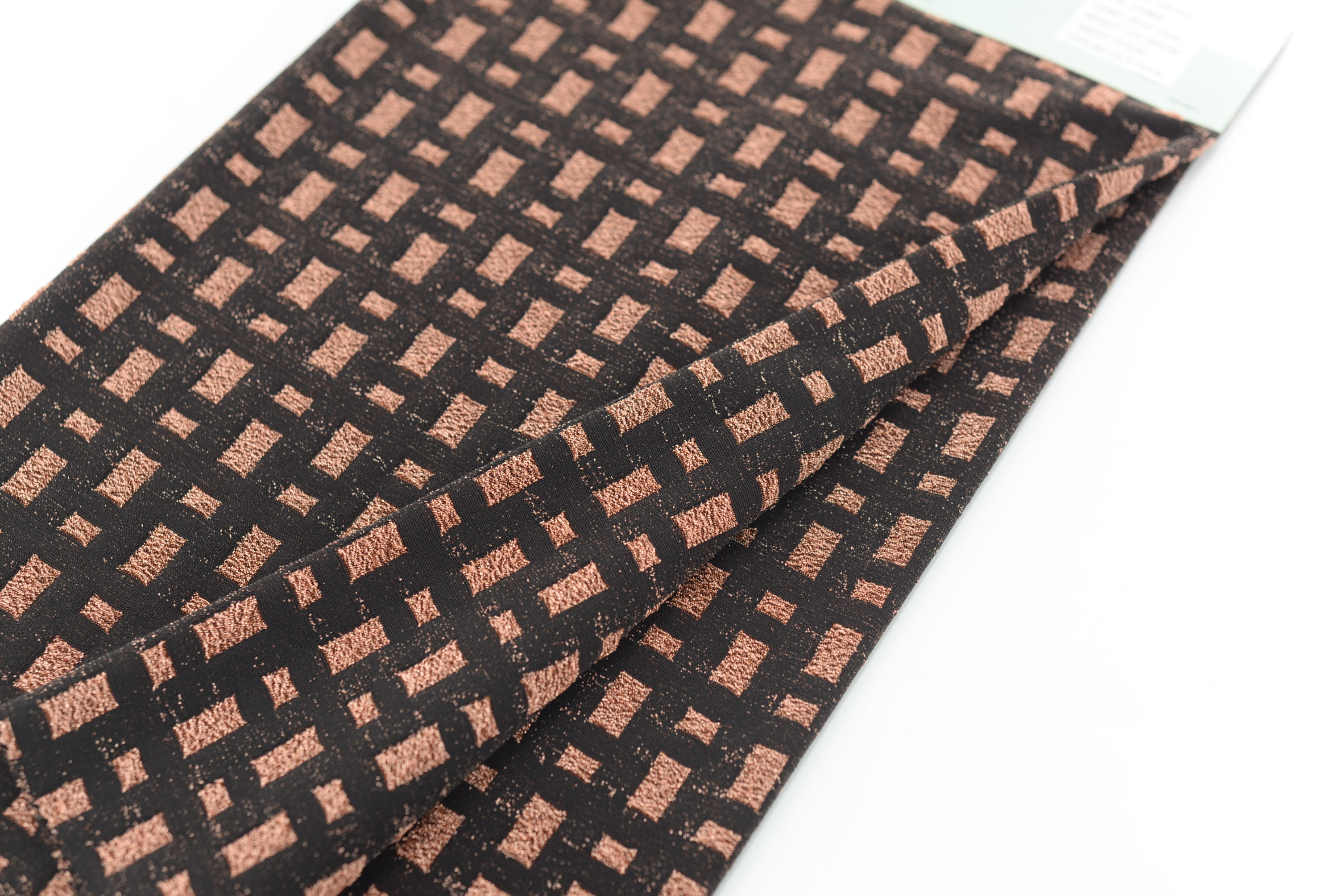 LX-P-16316 LUREX CHECK KNIT JACQUARD