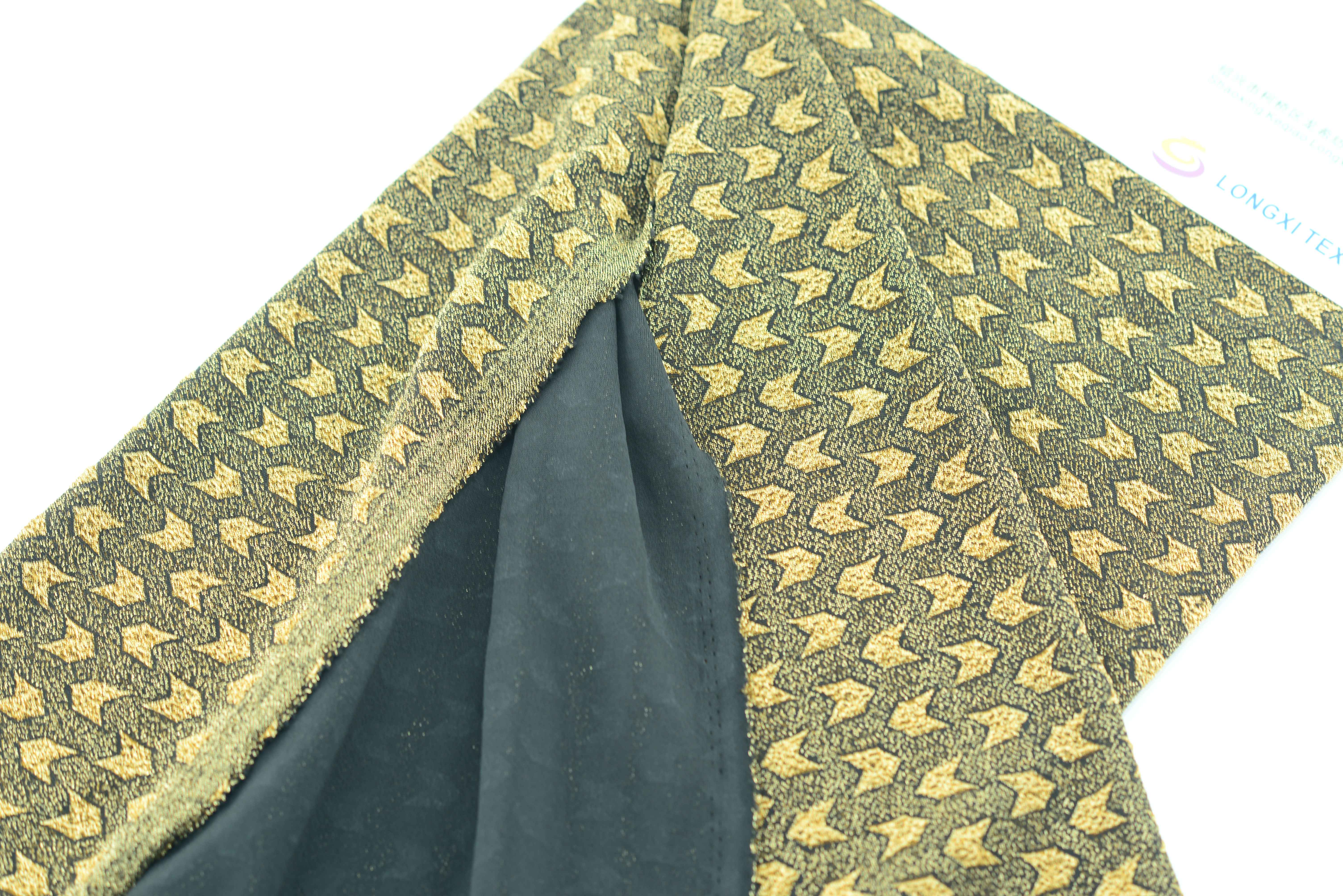 LX-P-16161  NYLON LUREX KNIT JACQUARD