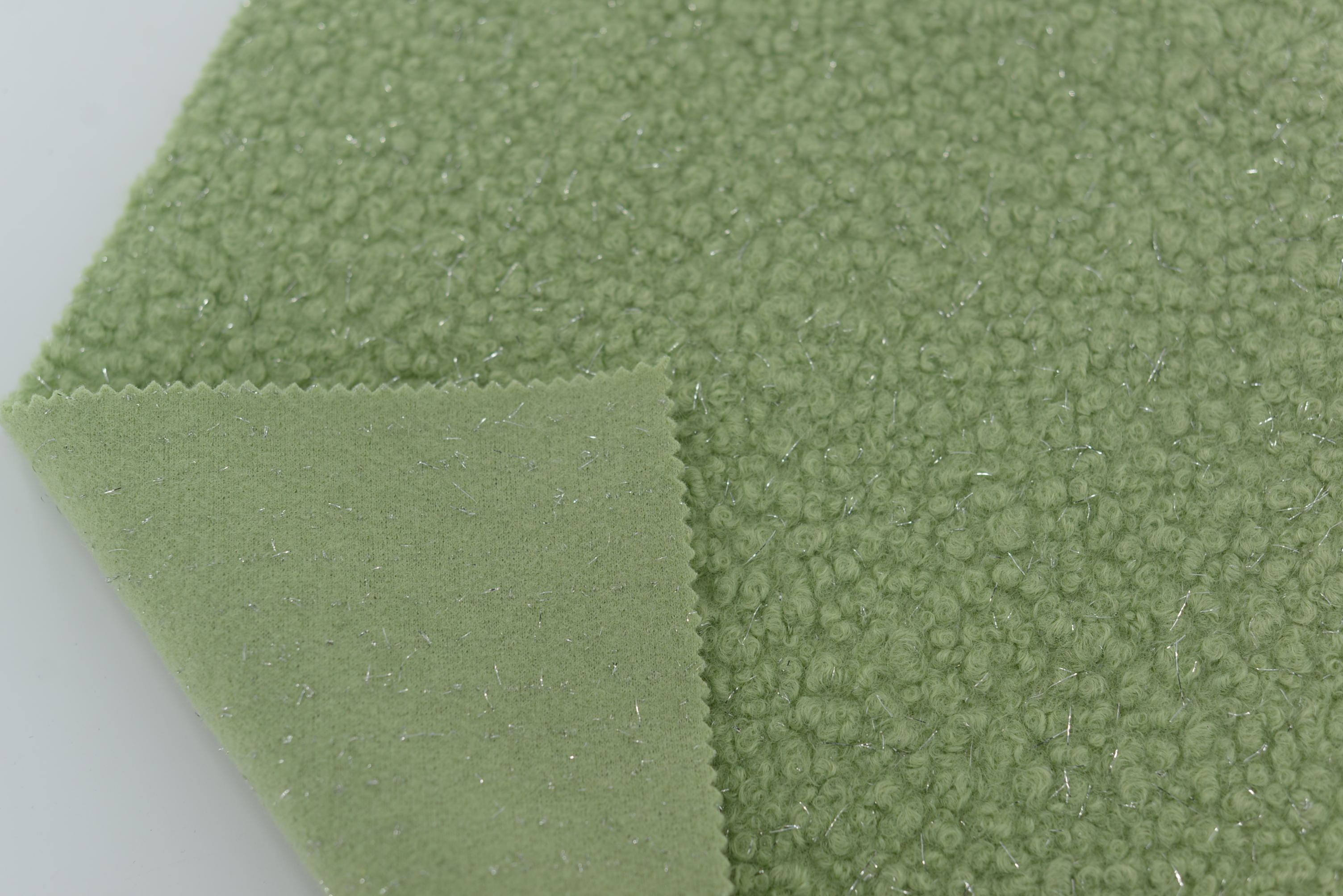 LX-P-18084 POLY LUREX LOOP KNIT BRUSH