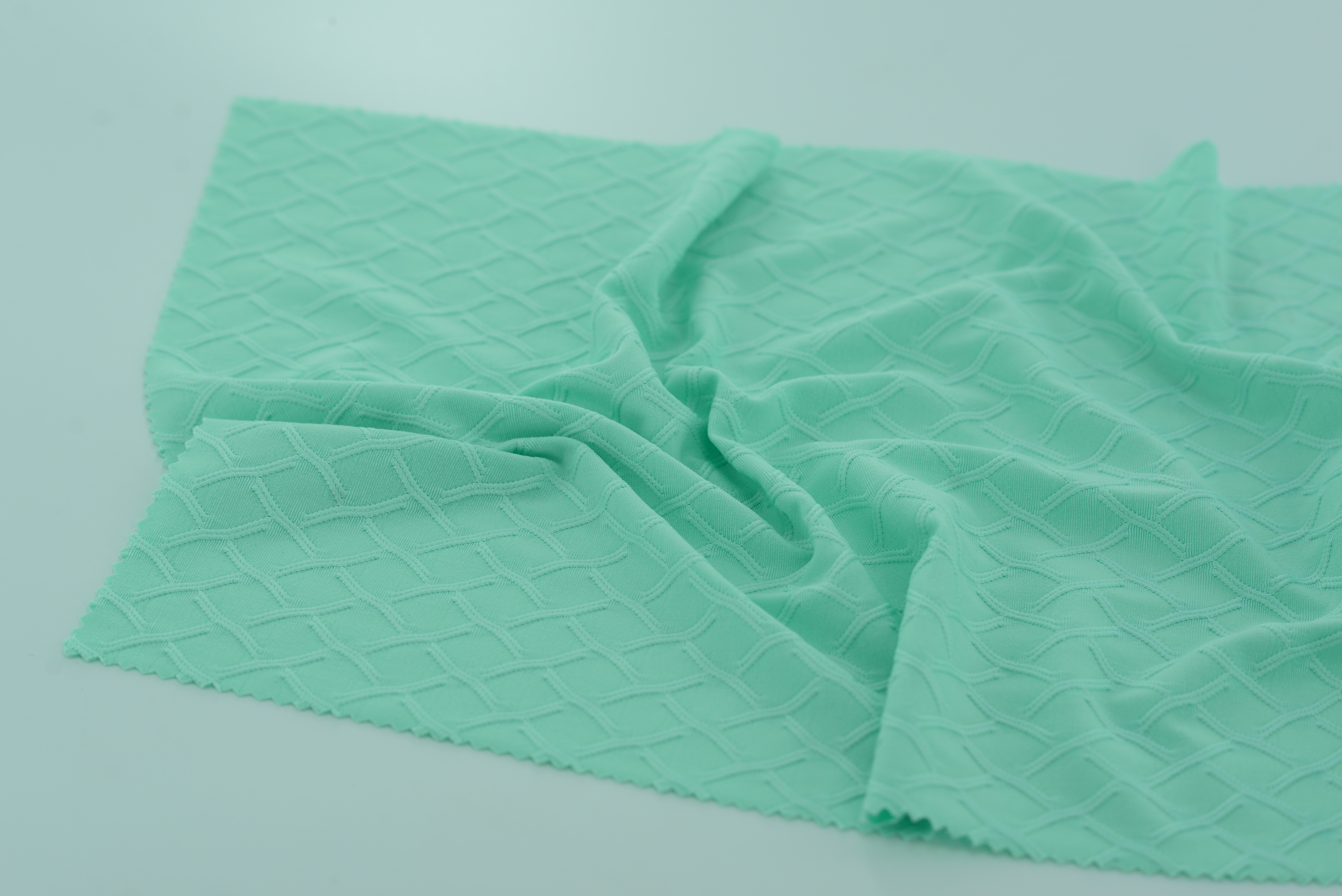 LX-P-16081 KNIT RHOMBUS SINGLE JACQUARD