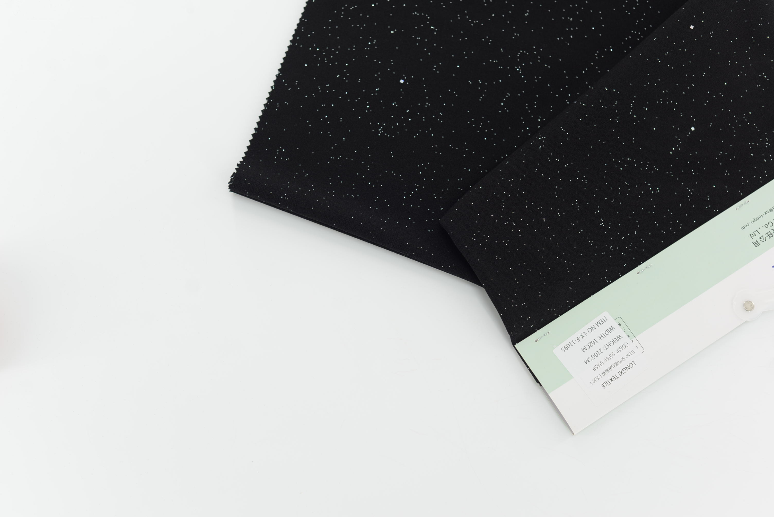 LX-F-11095 SCUBA CREPE SPRINKLE CHECK SEQUINS