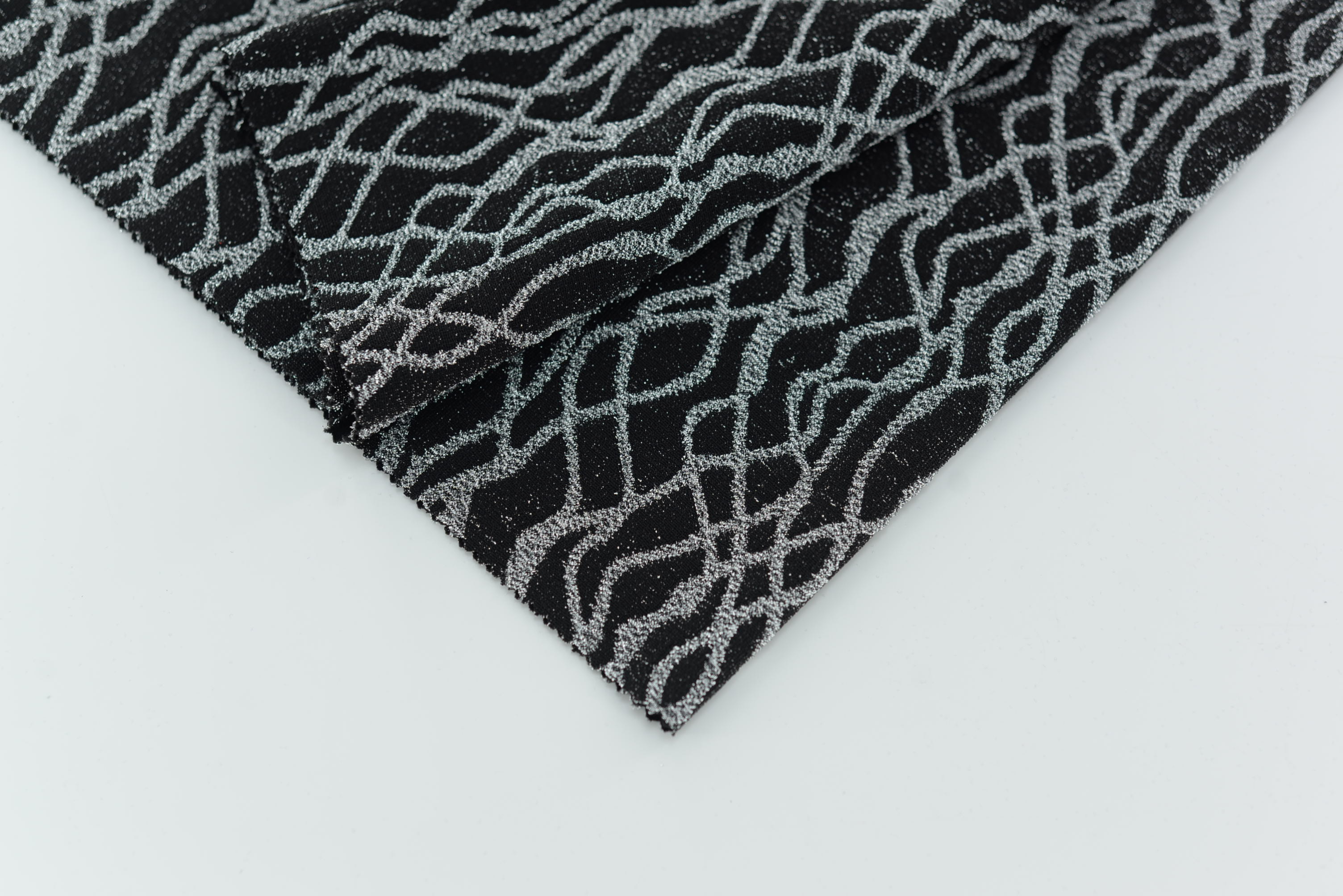 LX-P-16315 LUREX WAVE KNIT JACQUARD