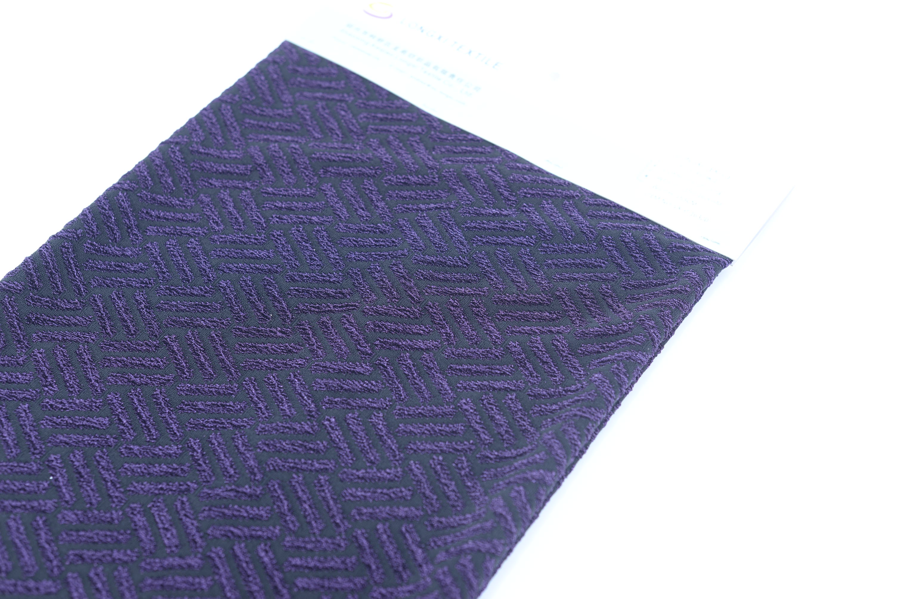 LX-P-16320 LUREX CHEVRON KNIT JACQUARD