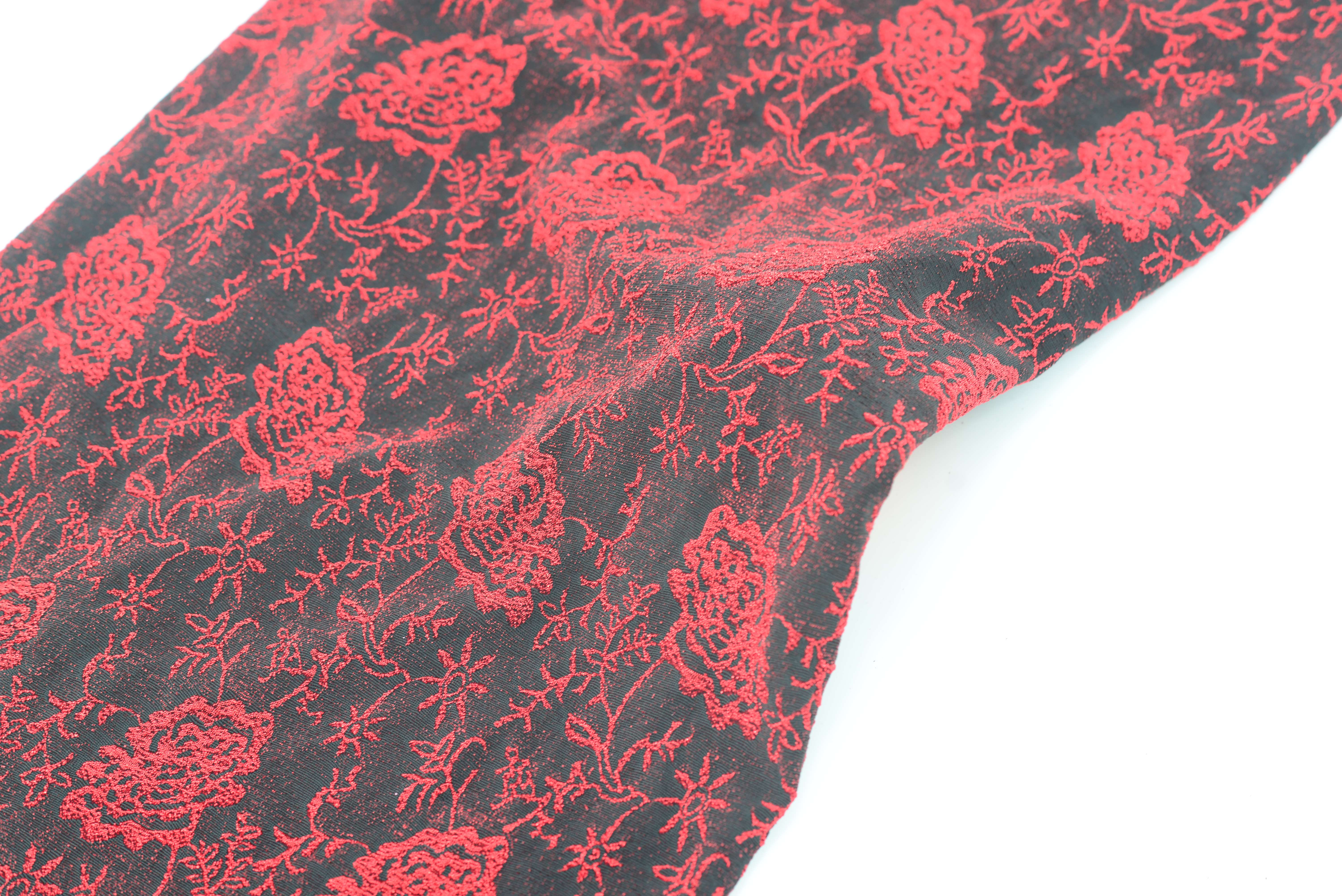 LX-P-16163 NYLON KNIT FLOWER JACQUARD