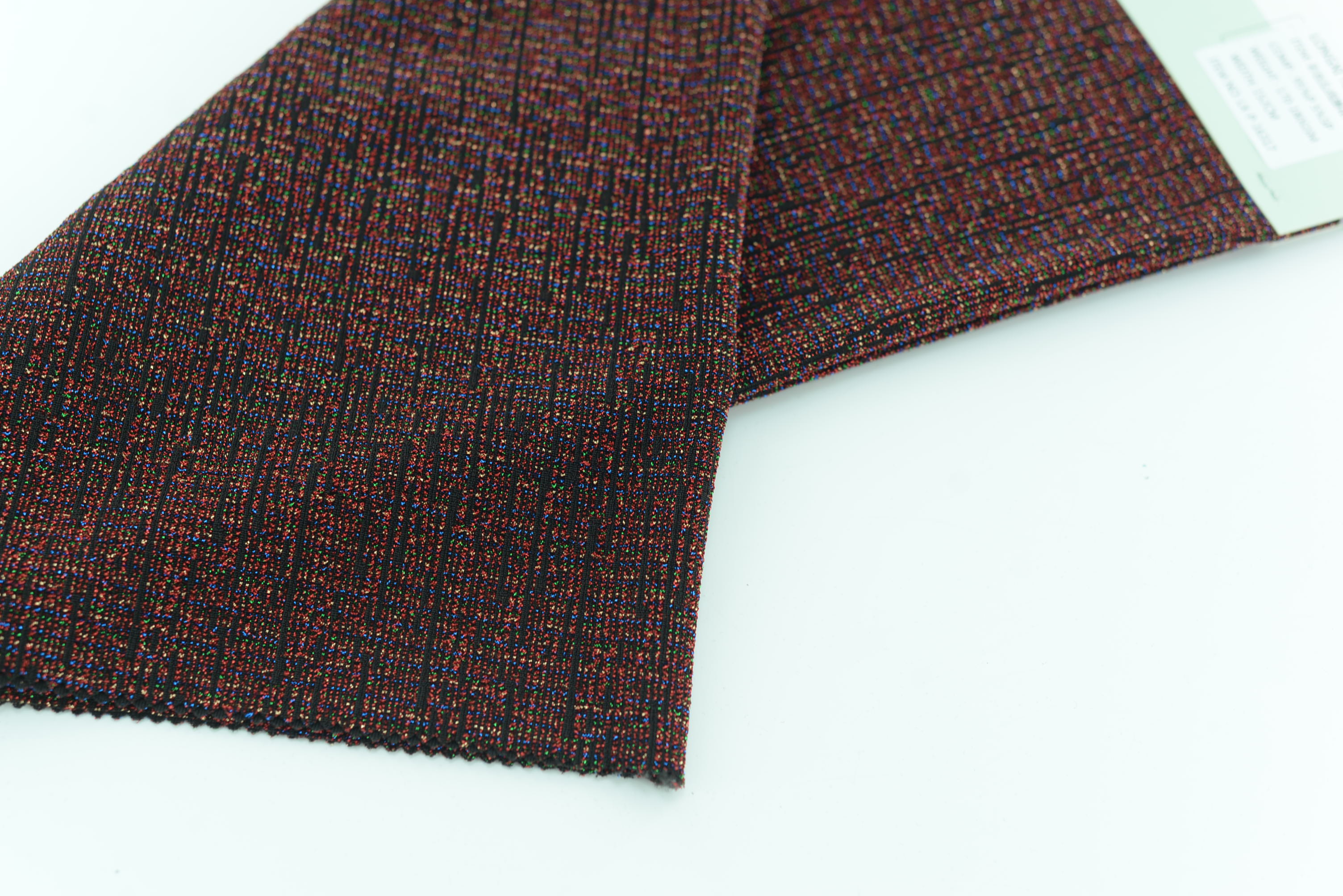 LX-P-16317 LUREX STRIPS KNIT JACQUARD