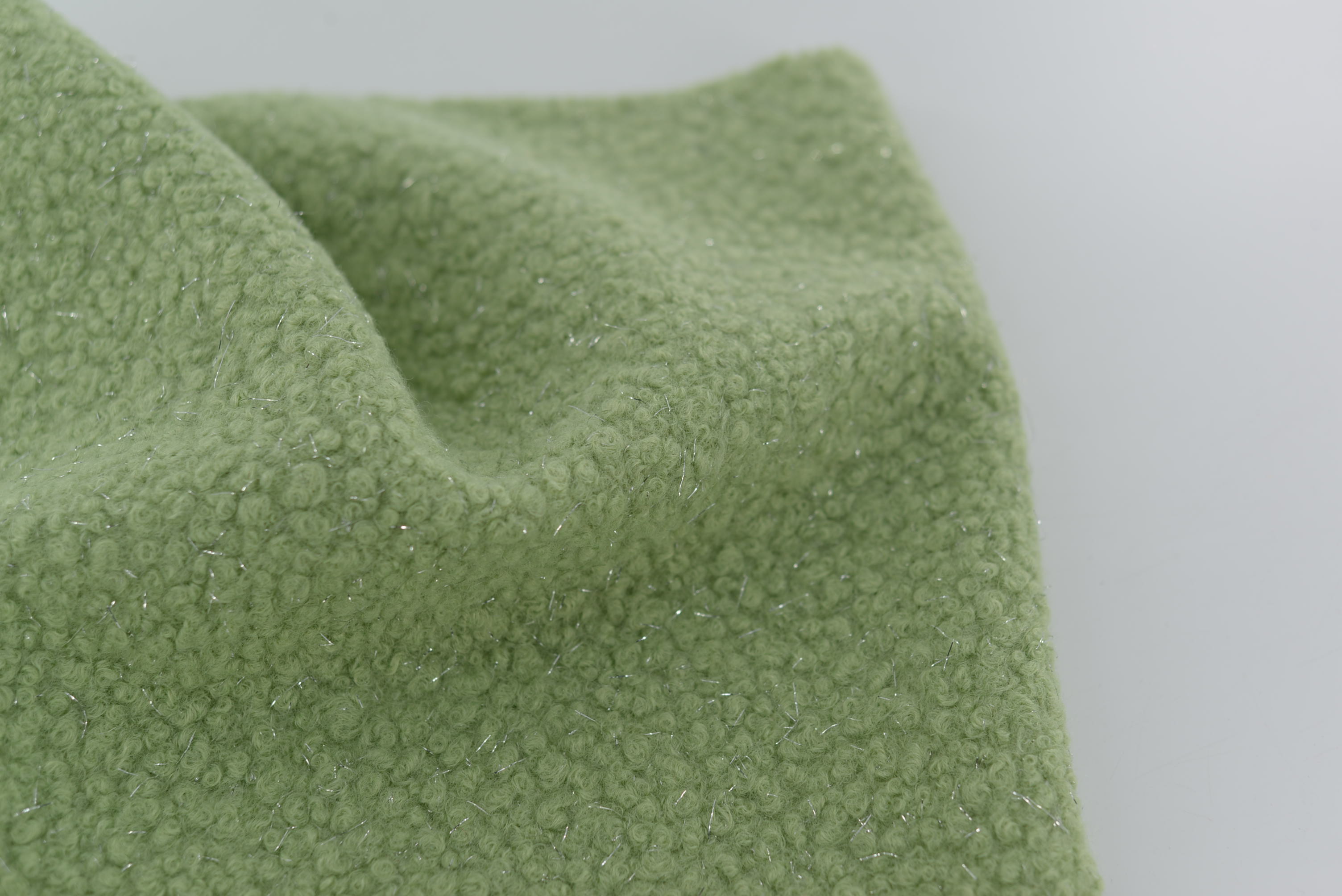 LX-P-18084 POLY LUREX LOOP KNIT BRUSH