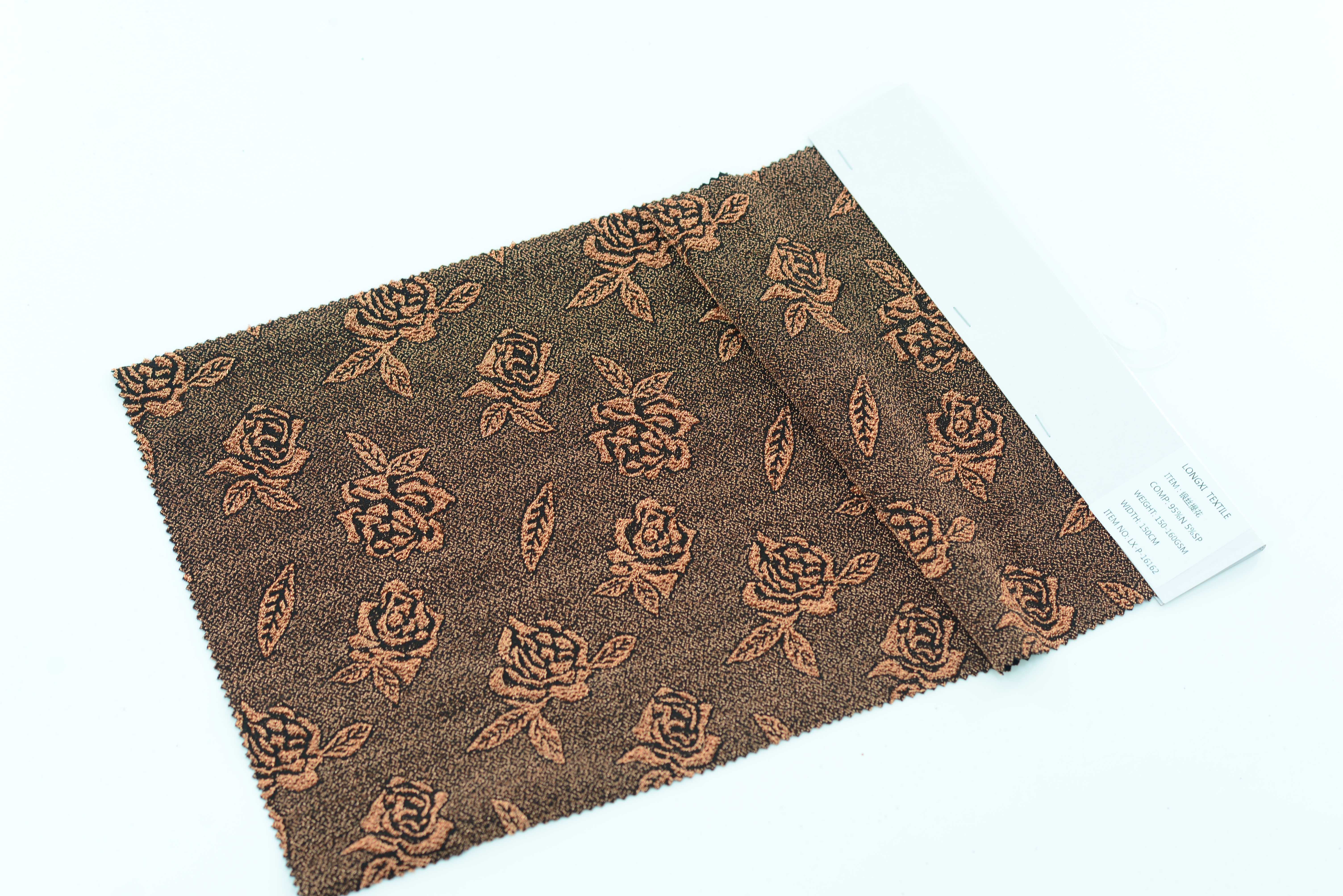 LX-P-16162 LUREX FLOWER KNIT JACQUARD