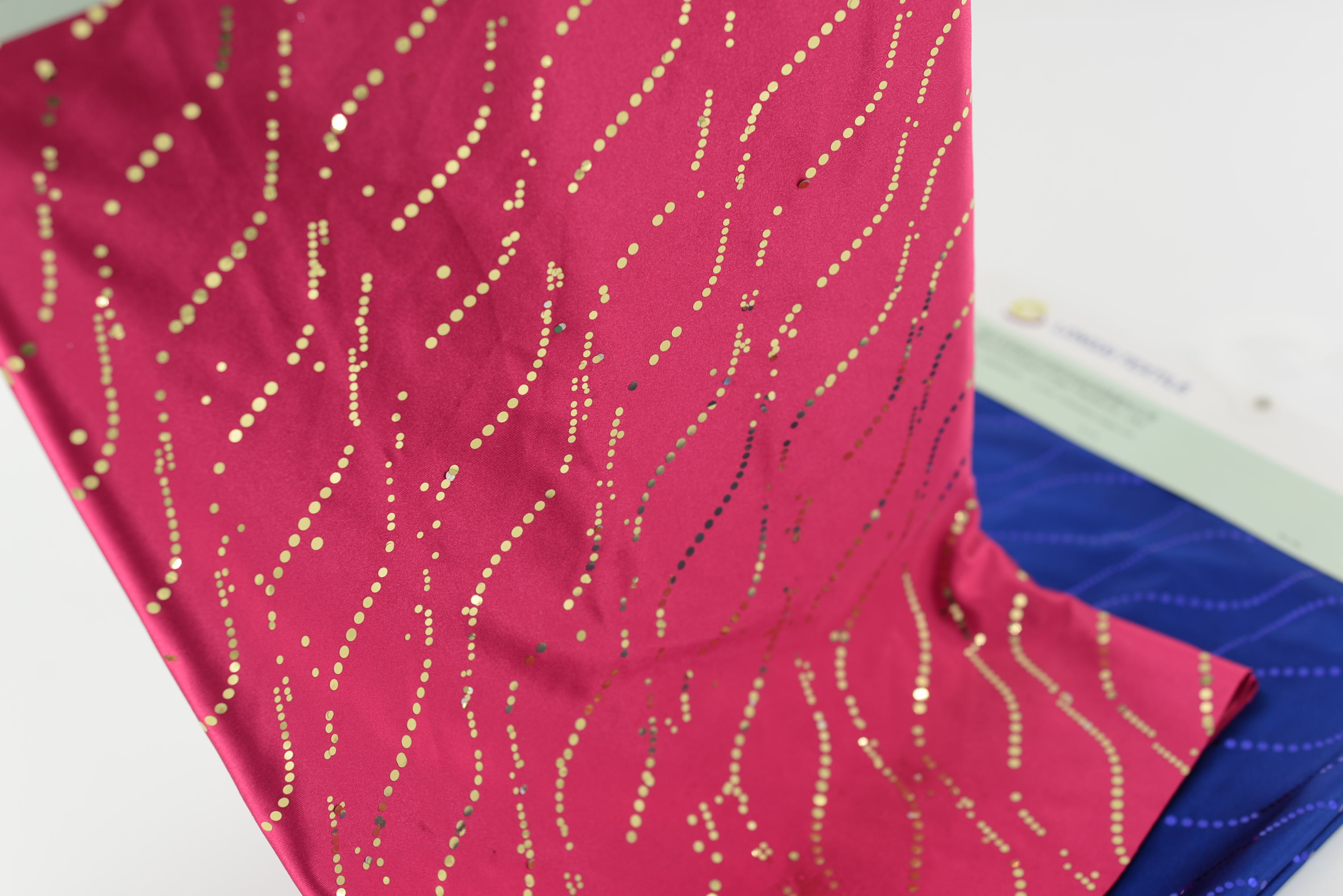 LX-F-11138 KNIT SATIN SHINE SEQUINS