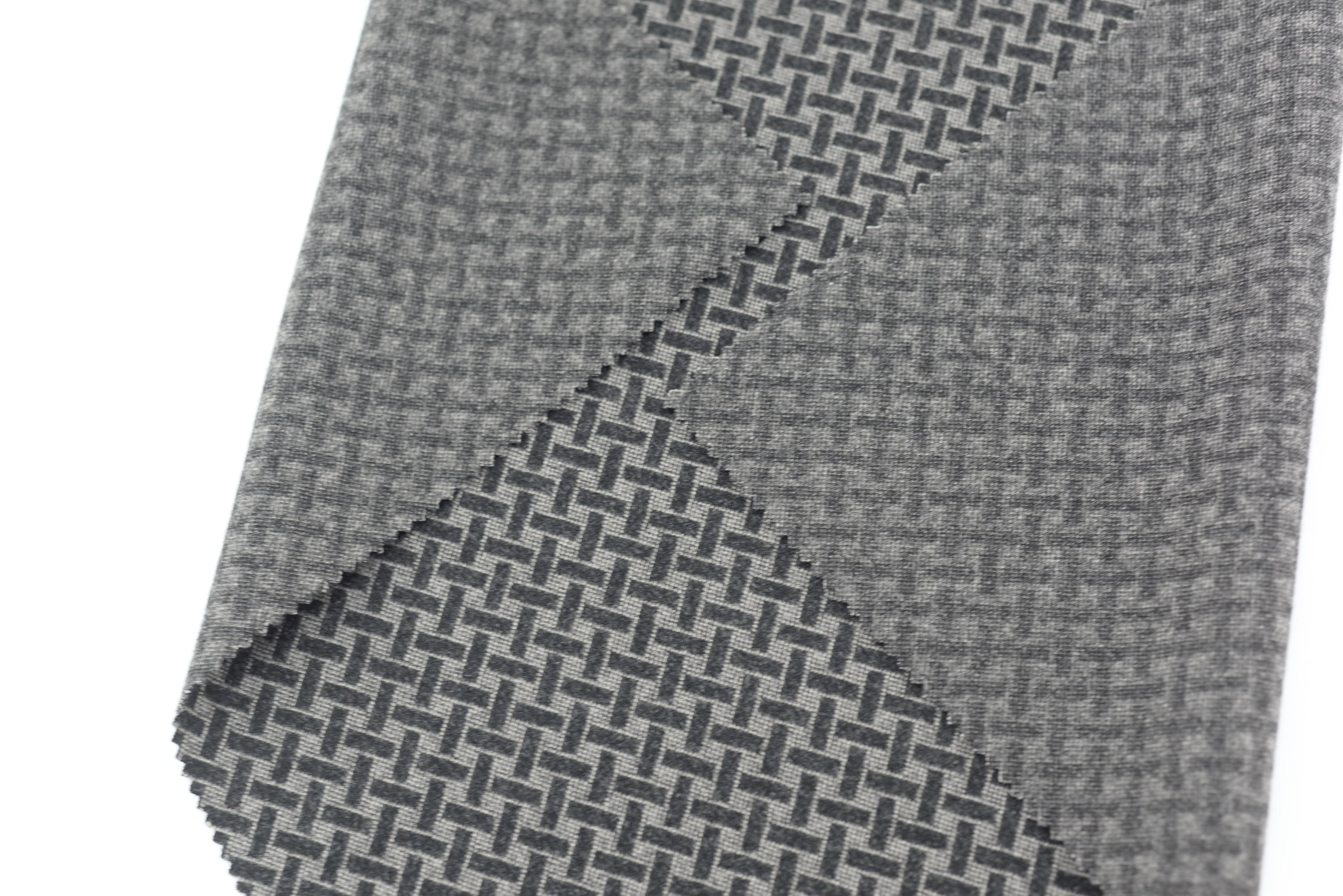 LX-P-18121 POLY CHECK JACQUARD KNIT BRUSH