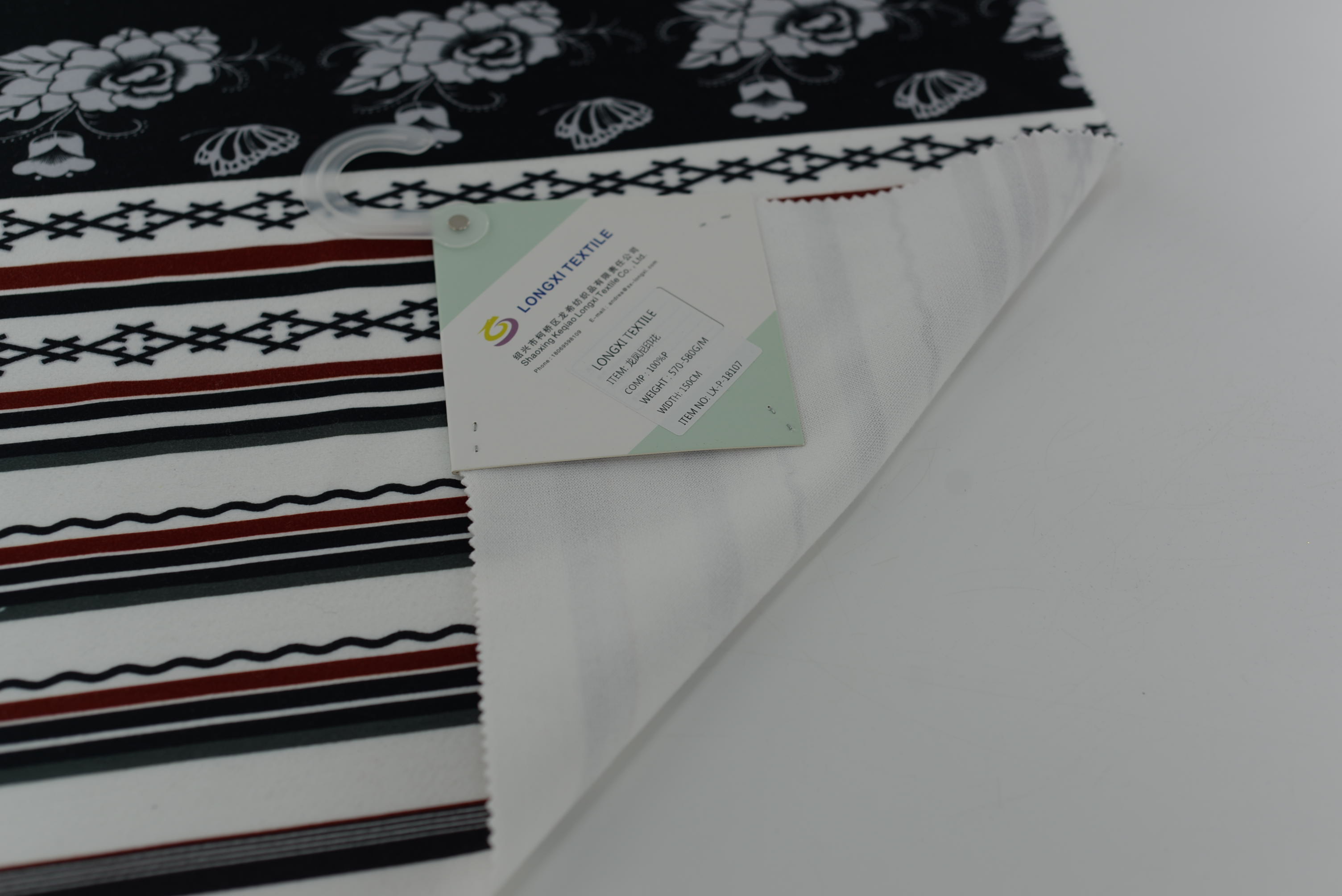 LX-P-18107 KNIT BRUSH PRINT