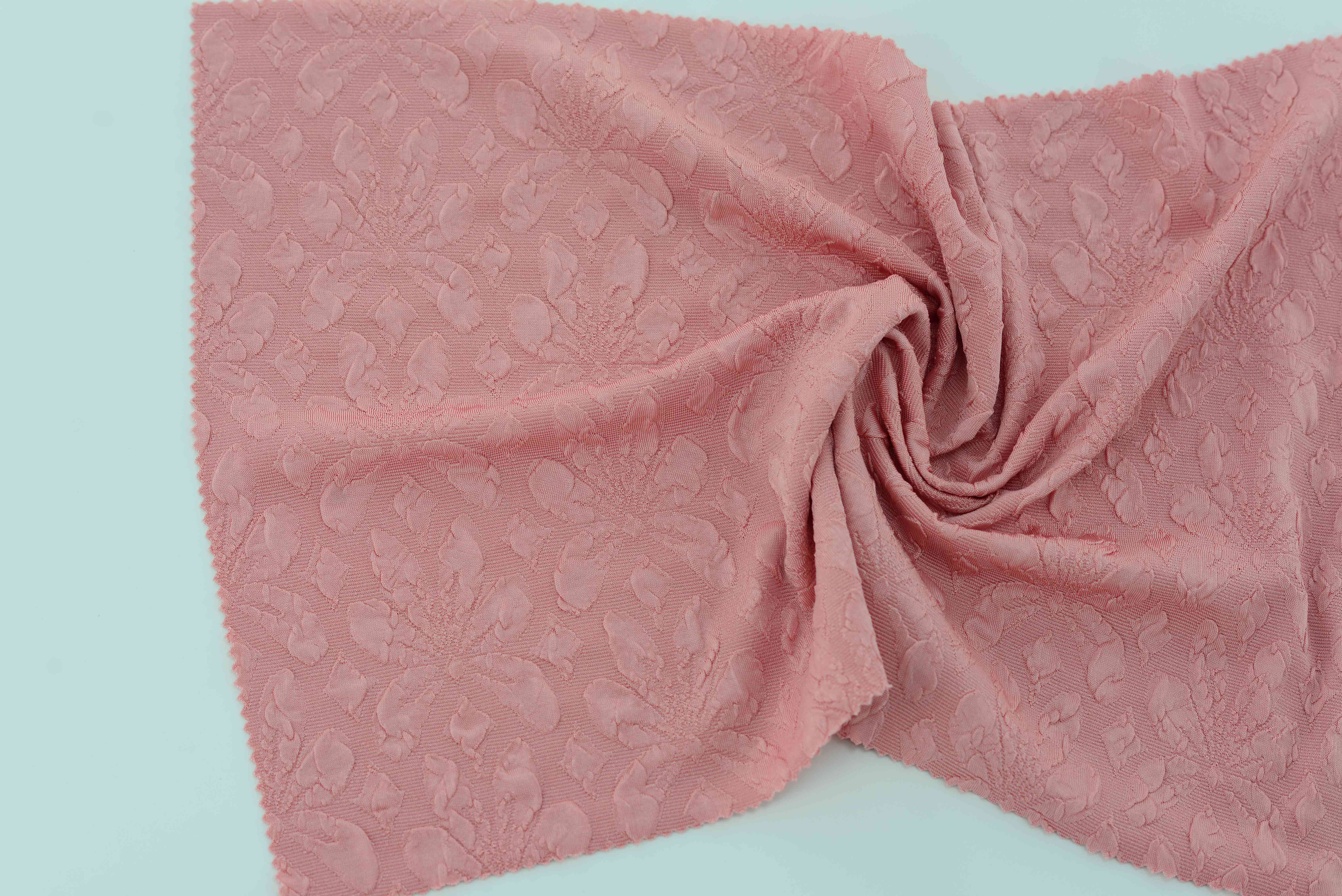 LX-P-16122 KNIT FLOWER JACQUARD