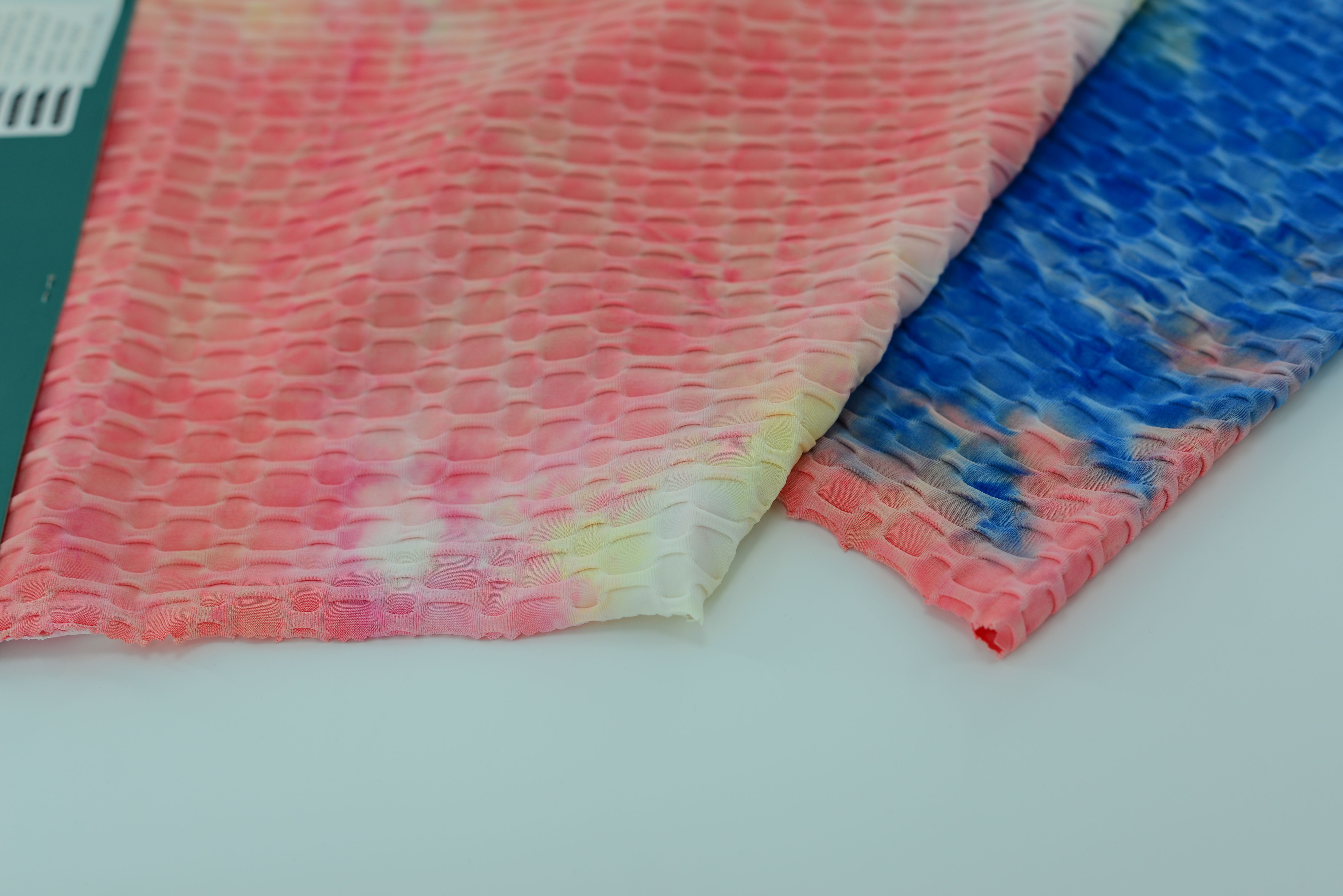 LX-P-16043 DTY SINGLE KNIT JACQUARD TIE DYE