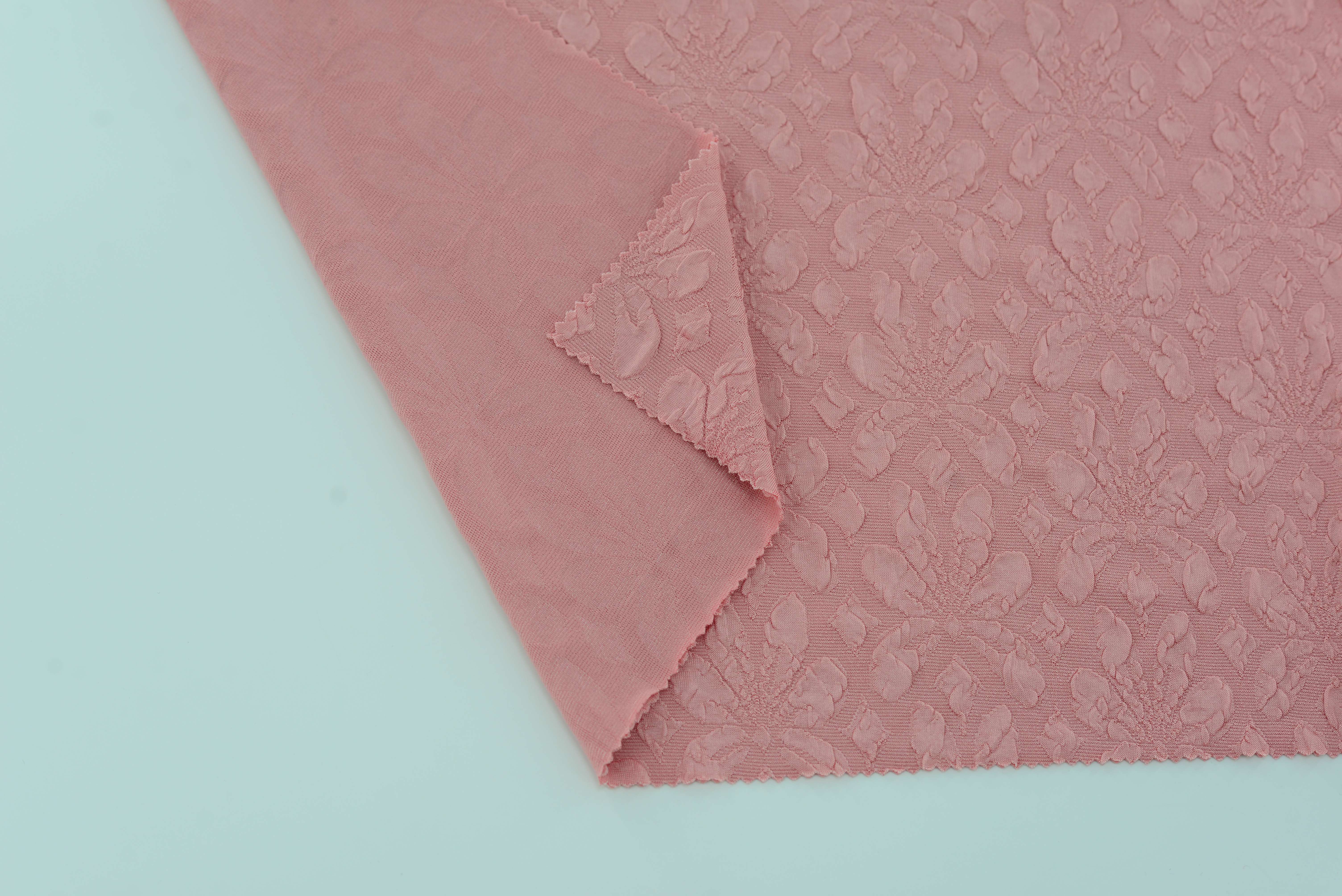 LX-P-16122 KNIT FLOWER JACQUARD