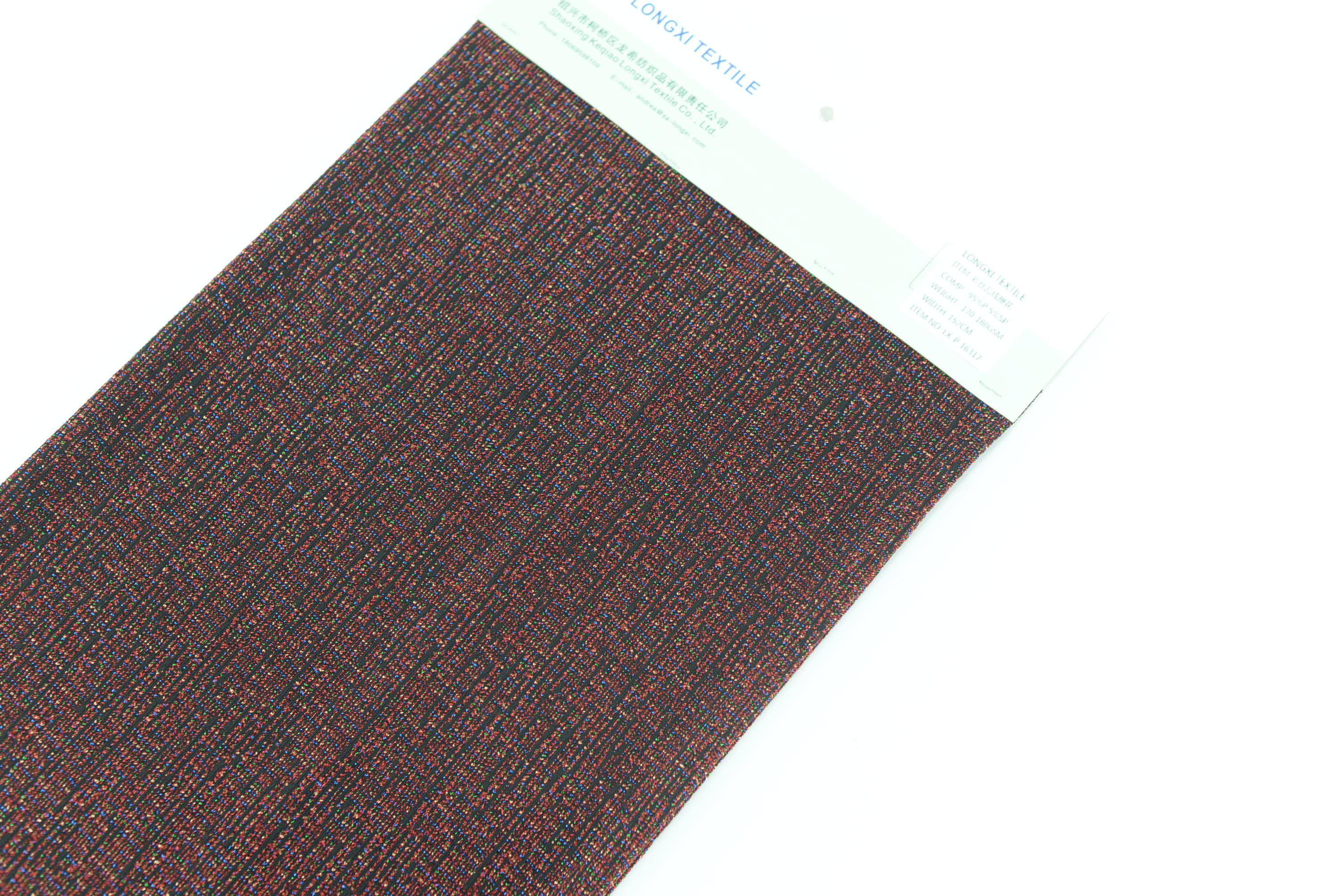 LX-P-16317 LUREX STRIPS KNIT JACQUARD