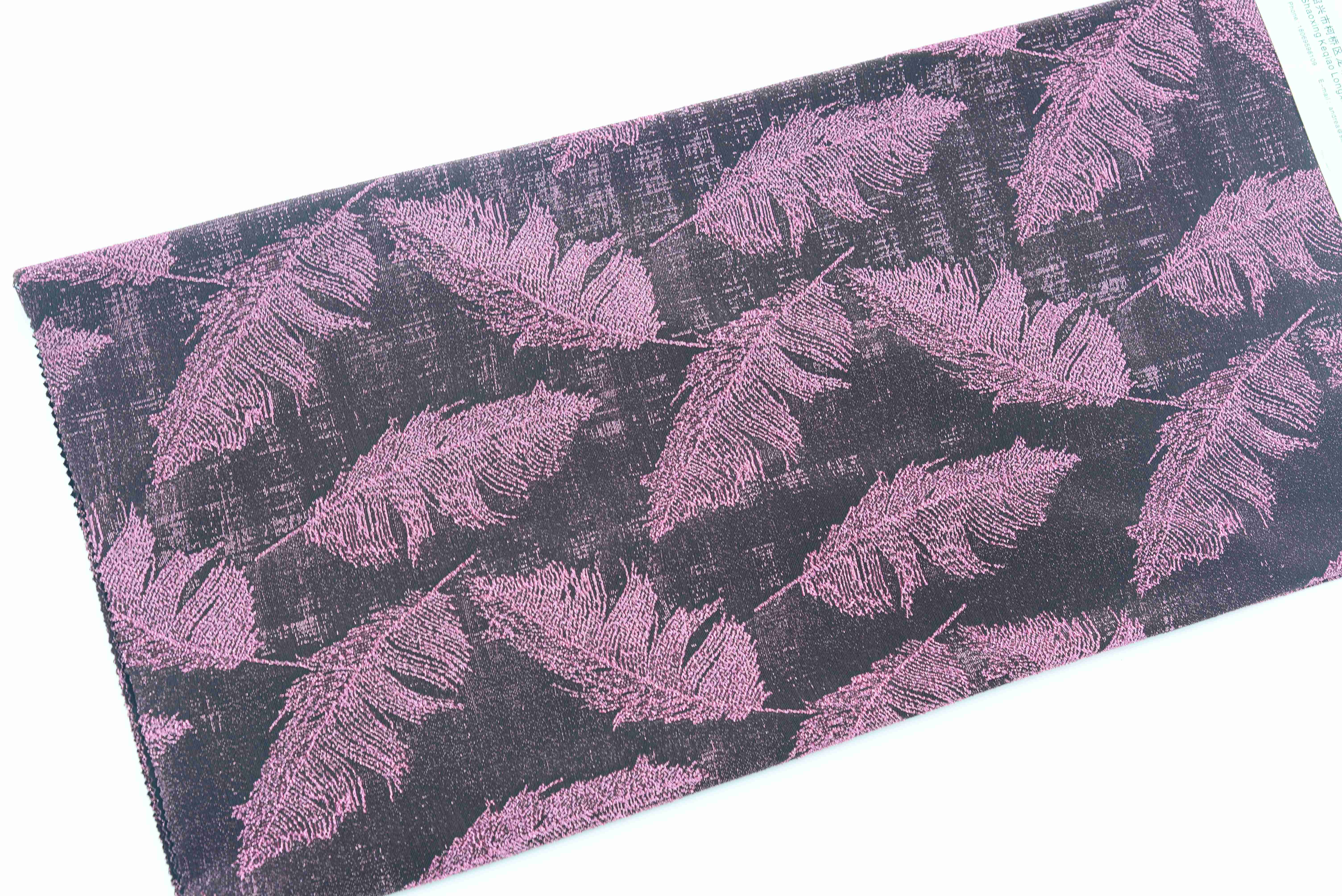 LX-P-16151 LUREX FEATHER KNIT JACQUARD