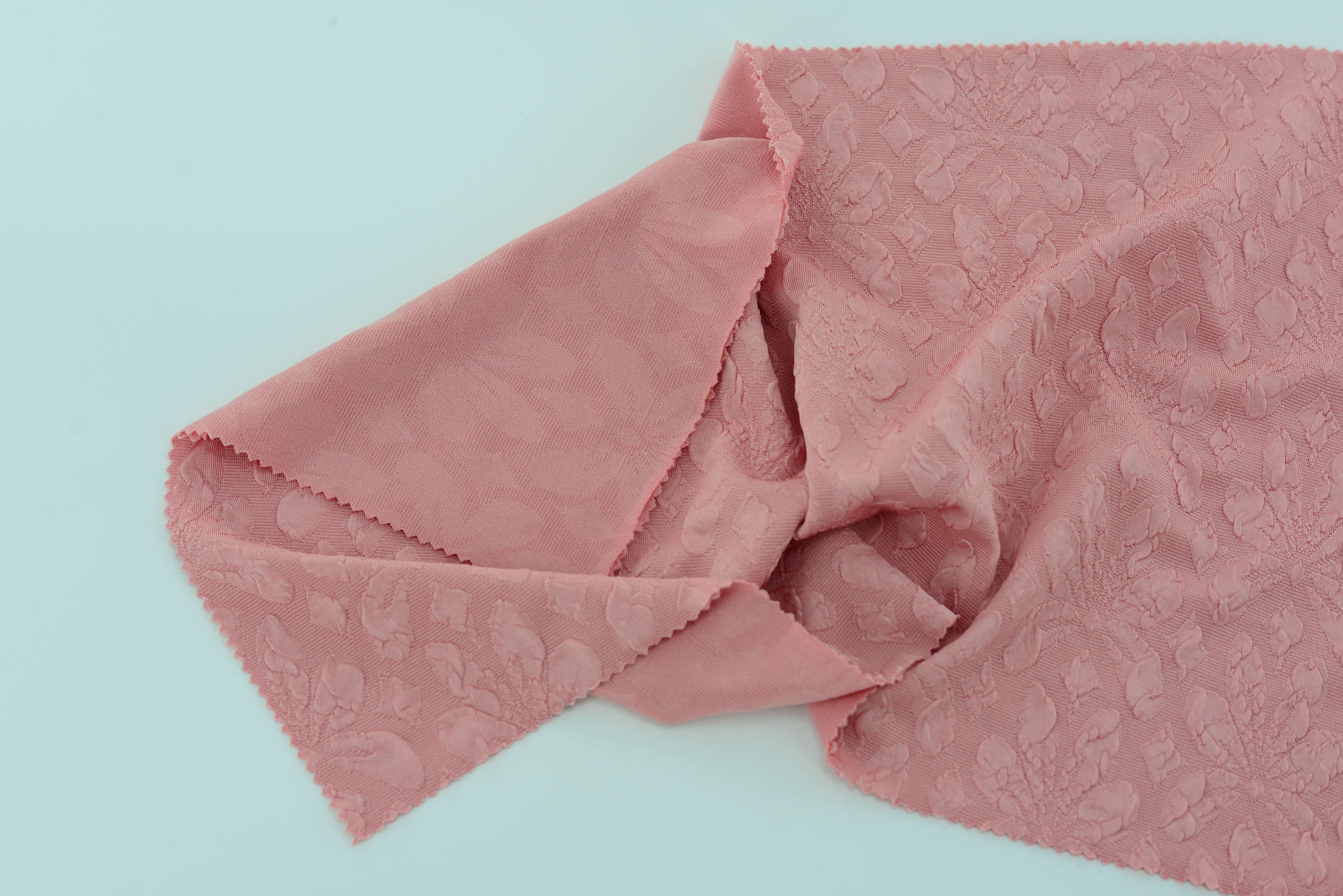 LX-P-16122 KNIT FLOWER JACQUARD