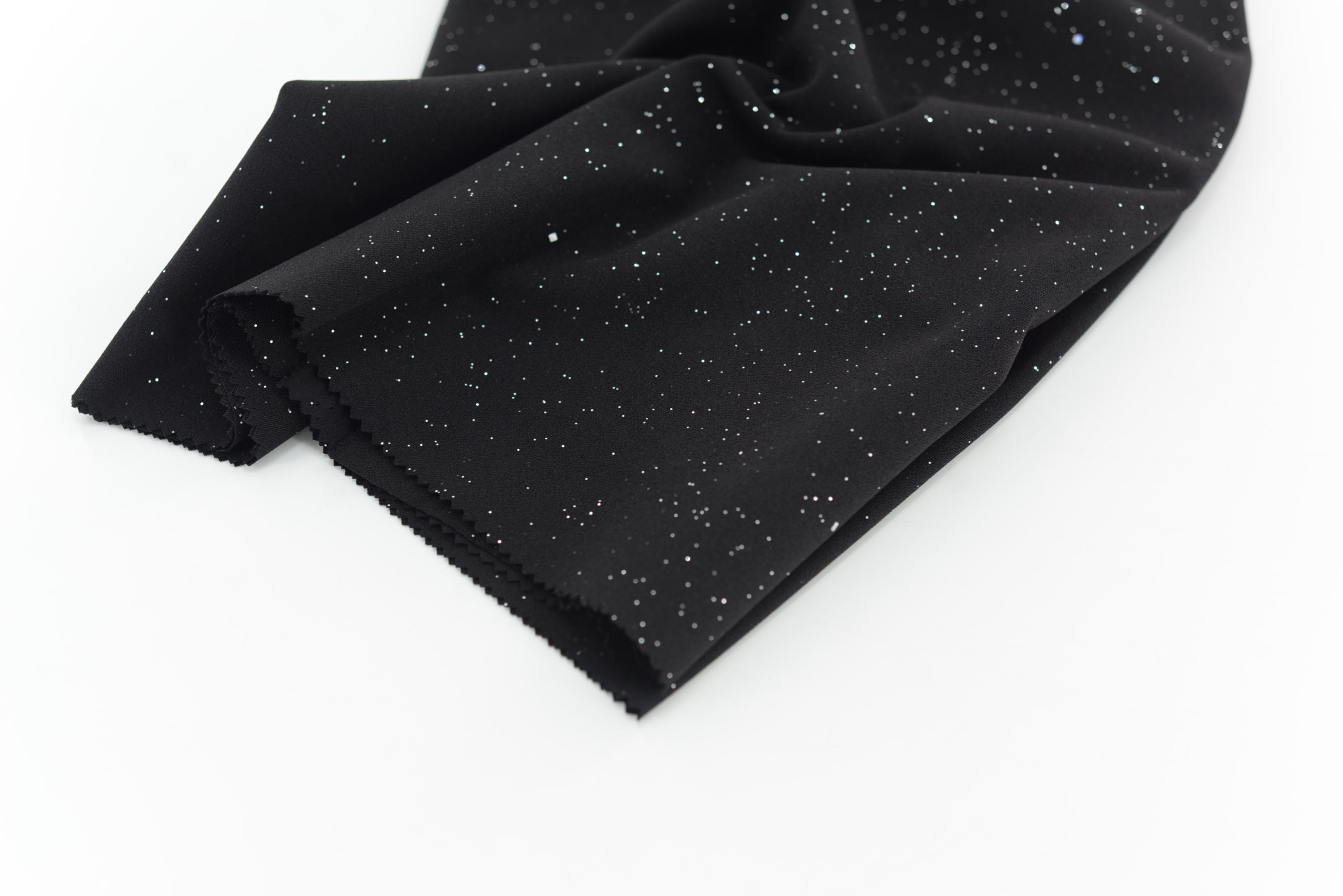 LX-F-11095 SCUBA CREPE SPRINKLE CHECK SEQUINS