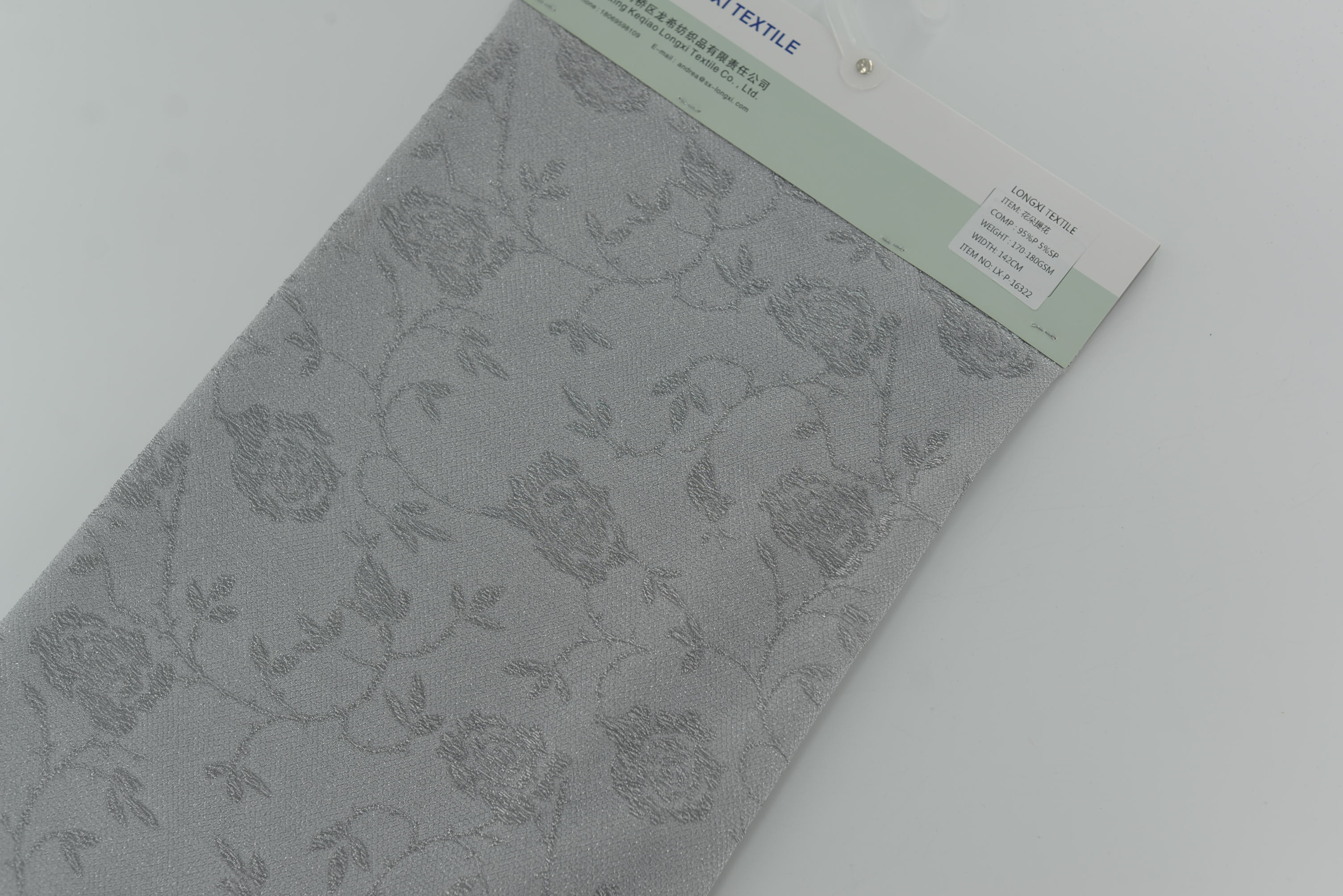 LX-P-16322 LUREX FLOWER JACQUARD KNIT