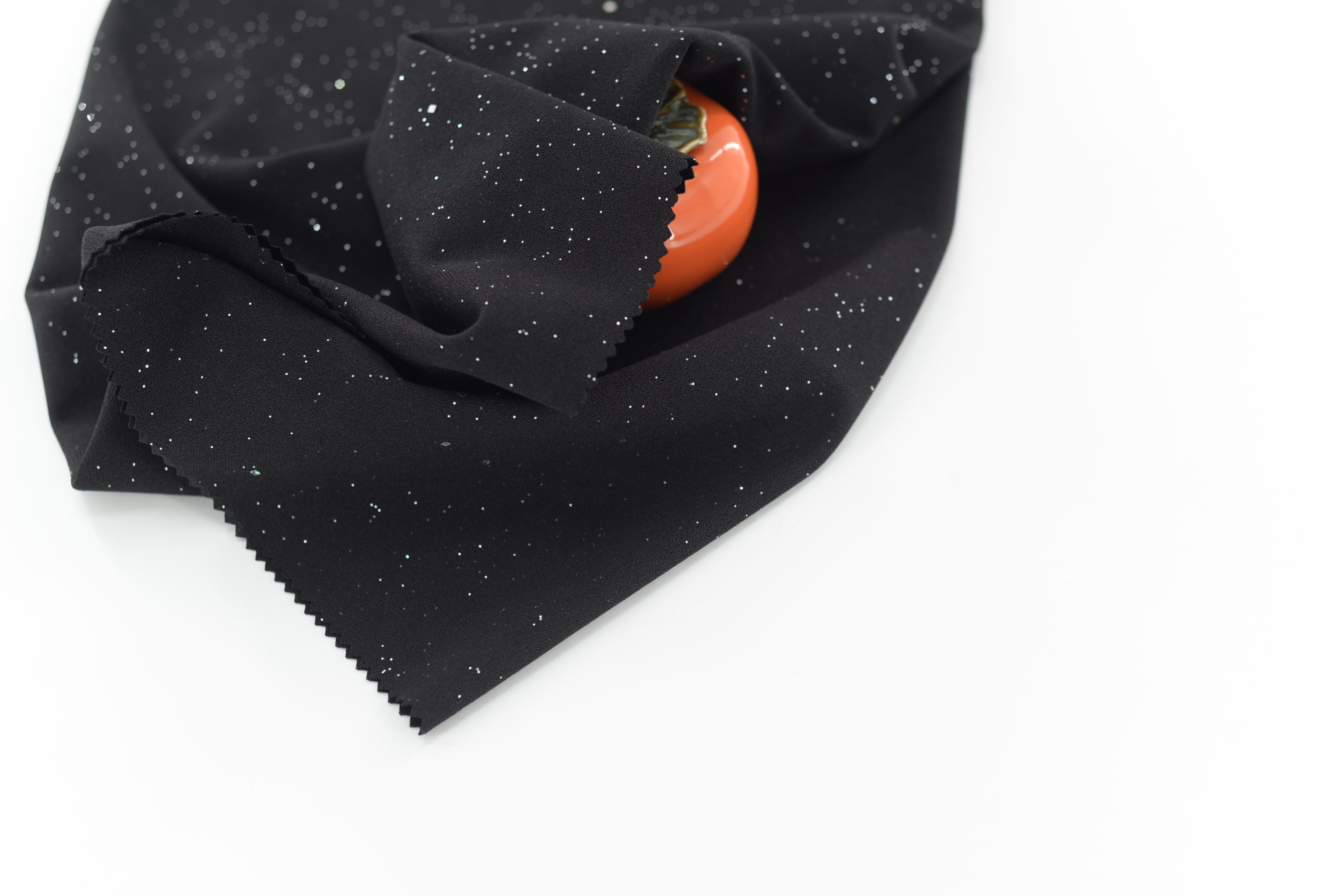 LX-F-11095 SCUBA CREPE SPRINKLE CHECK SEQUINS