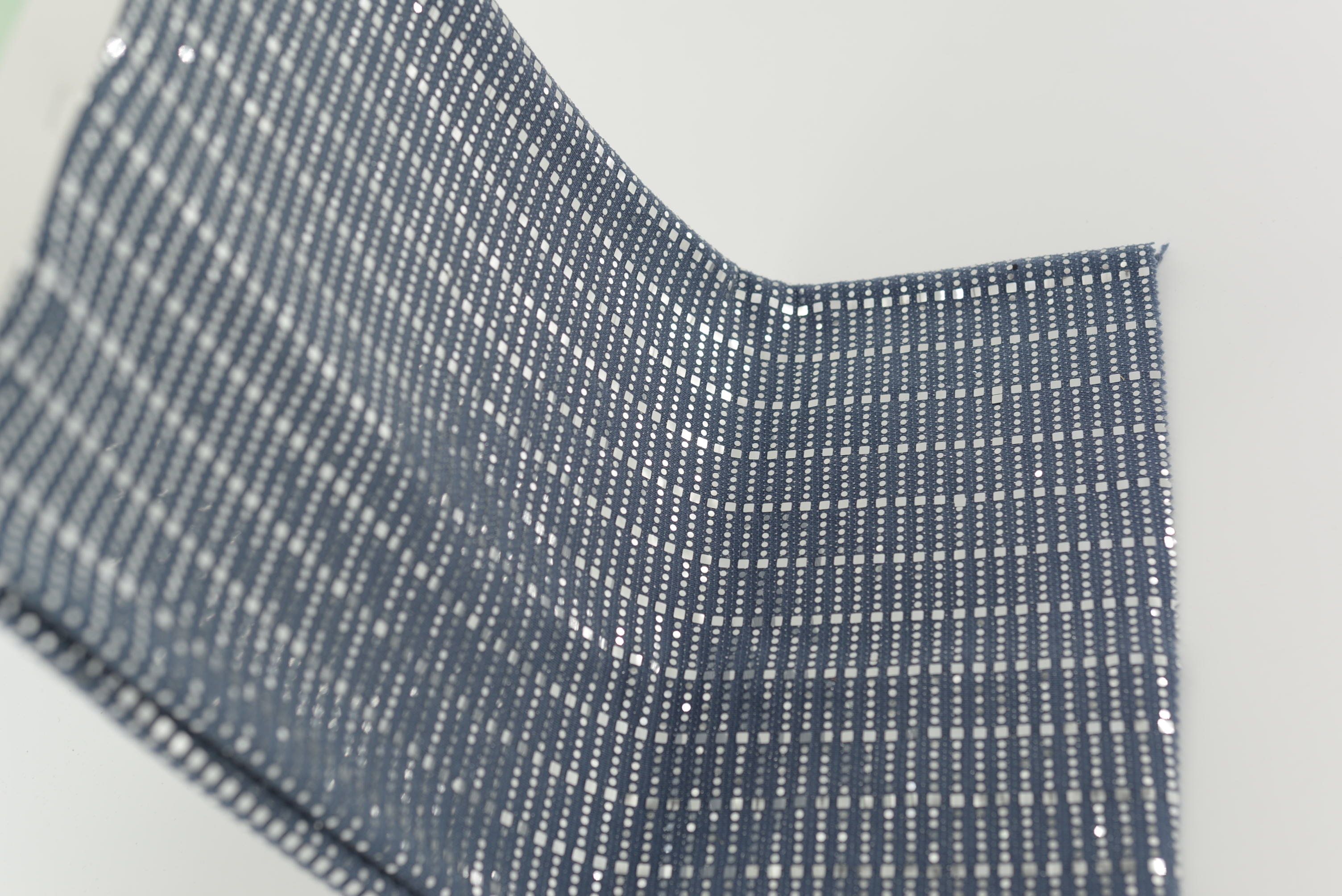 LX-F-11129 NYLON LUREX KNIT SHINE SEQUINS