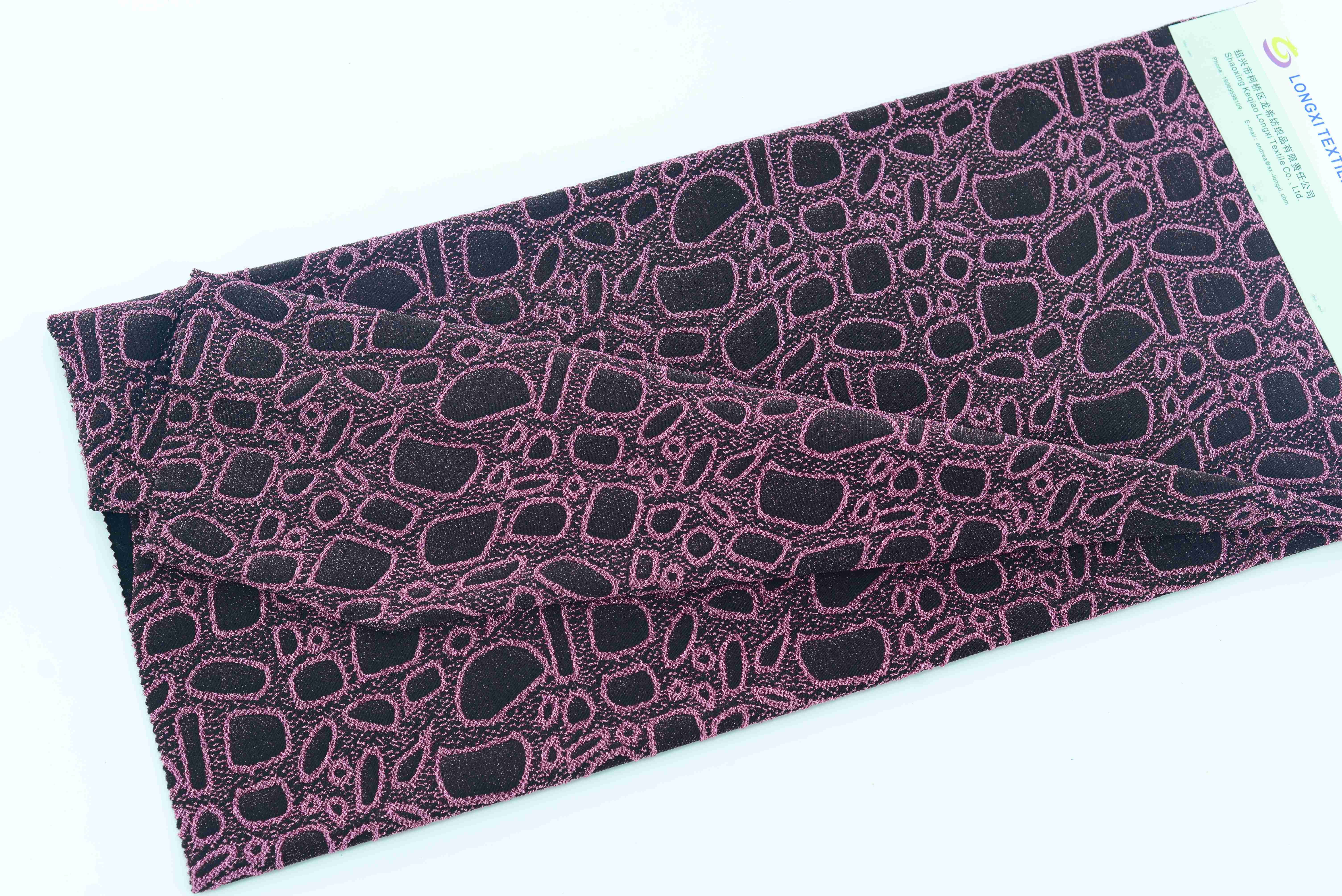 LX-P-16155 LUREX STONE KNIT JACQUARD