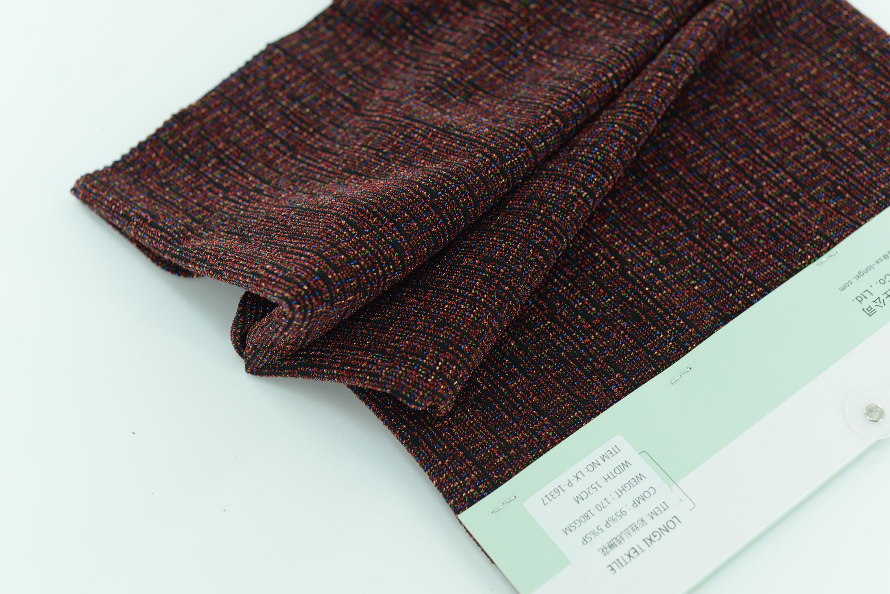 LX-P-16317 LUREX STRIPS KNIT JACQUARD