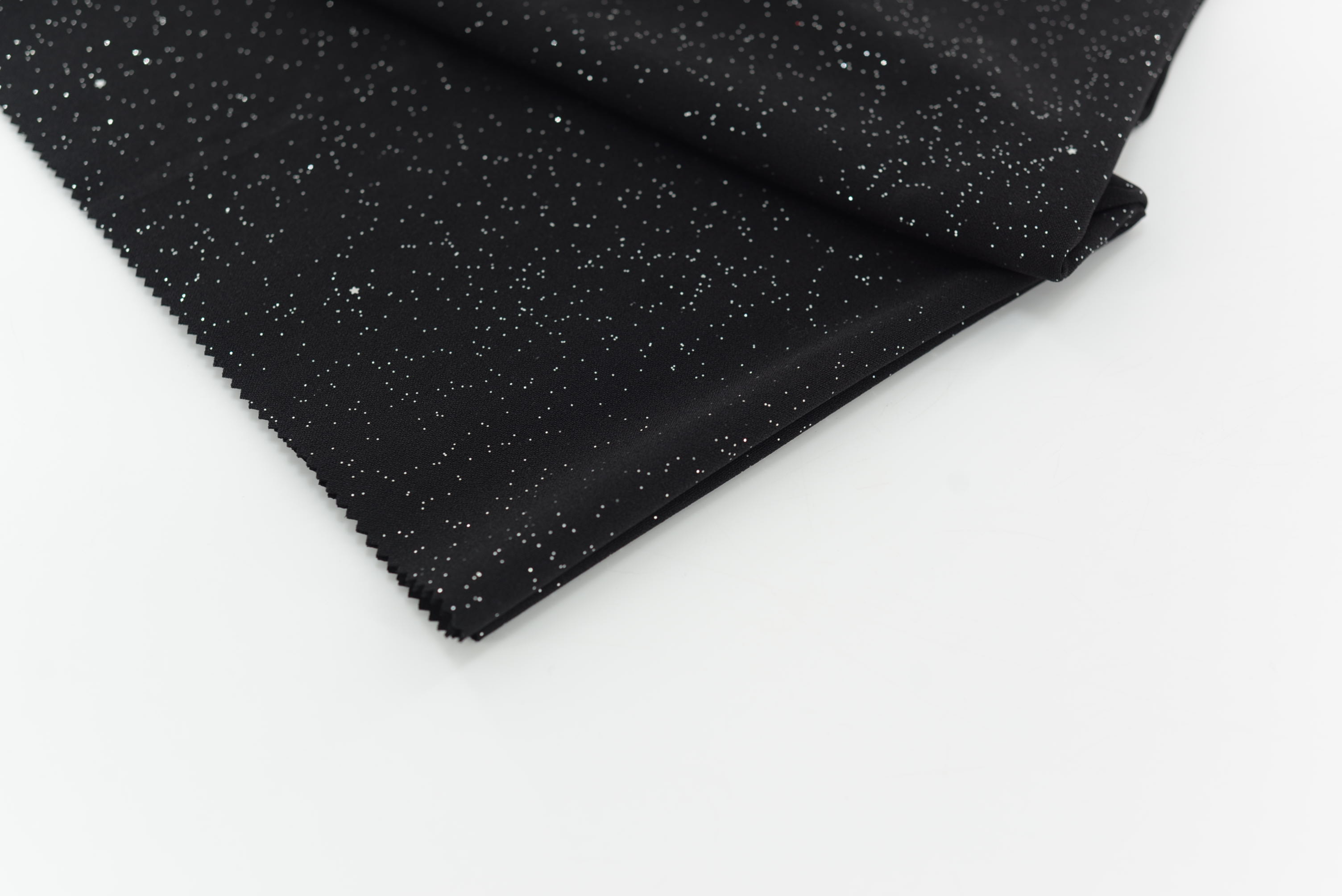 LX-F-11094 SCUBA CREPE SPRINKLE STAR SEQUINS
