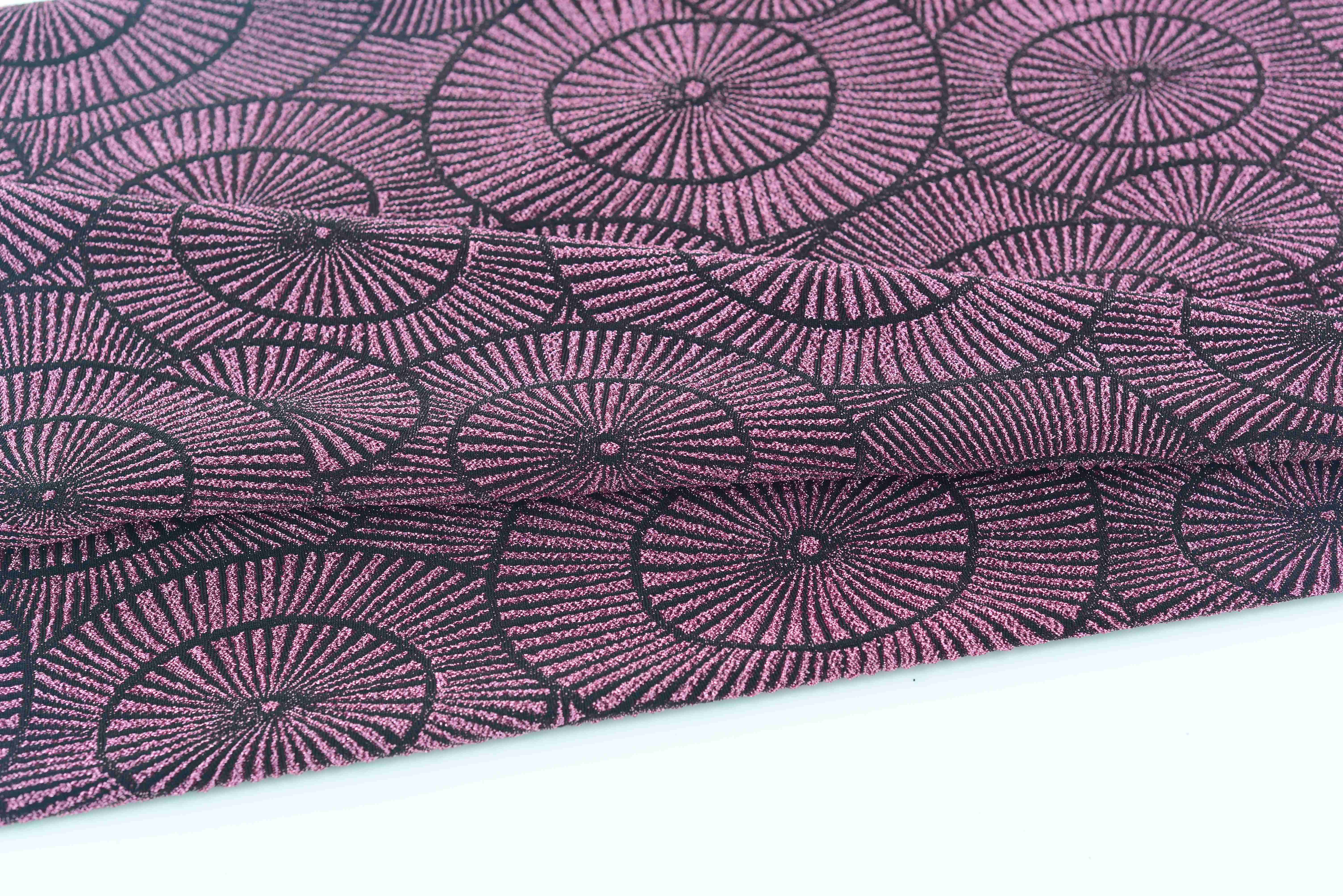 LX-P-16154 LUREX SUN KNIT JACQUARD