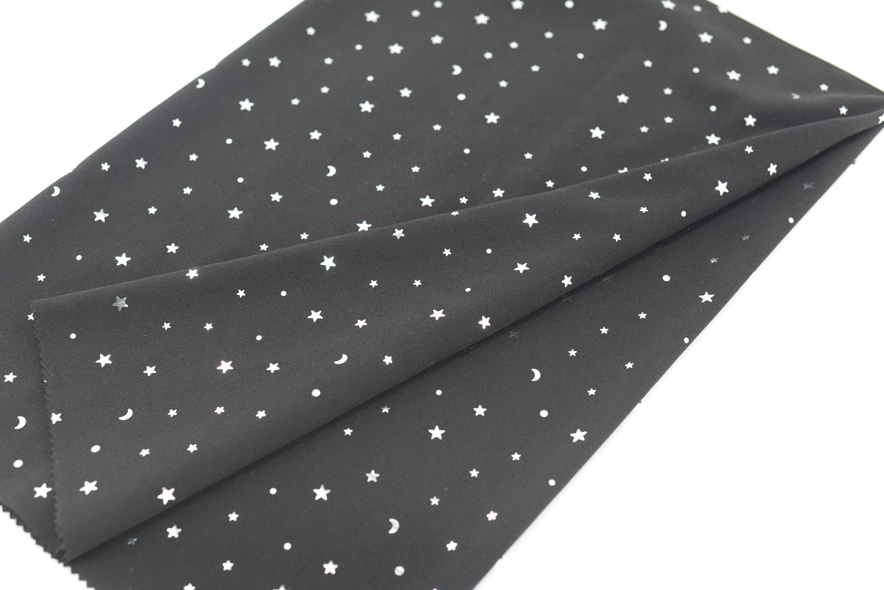 LX-P-11126 SCUBA CREPE STAR SHINE SEQUINS