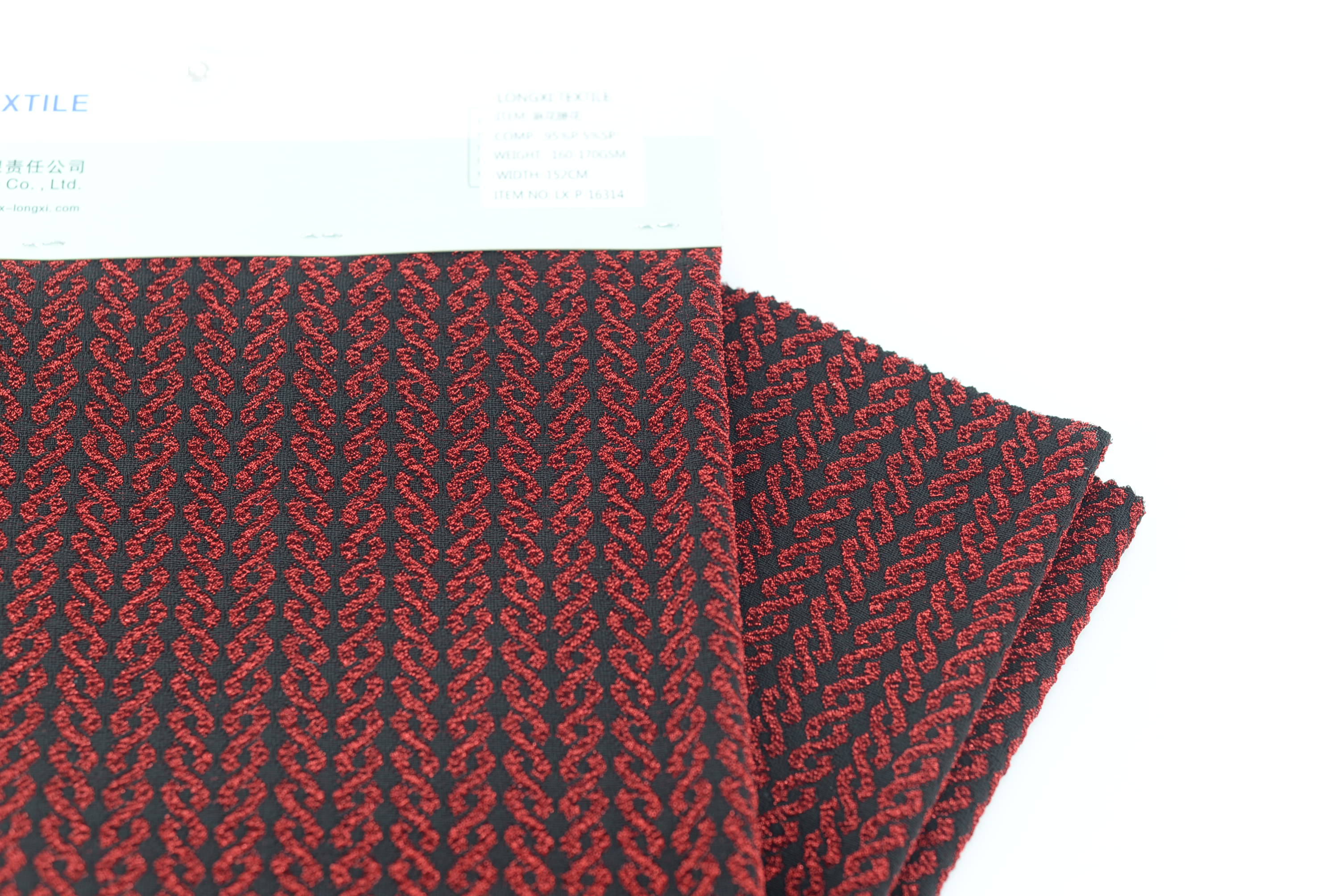 LX-P-16314 LUREX BRAIDED KNIT JACQUARD