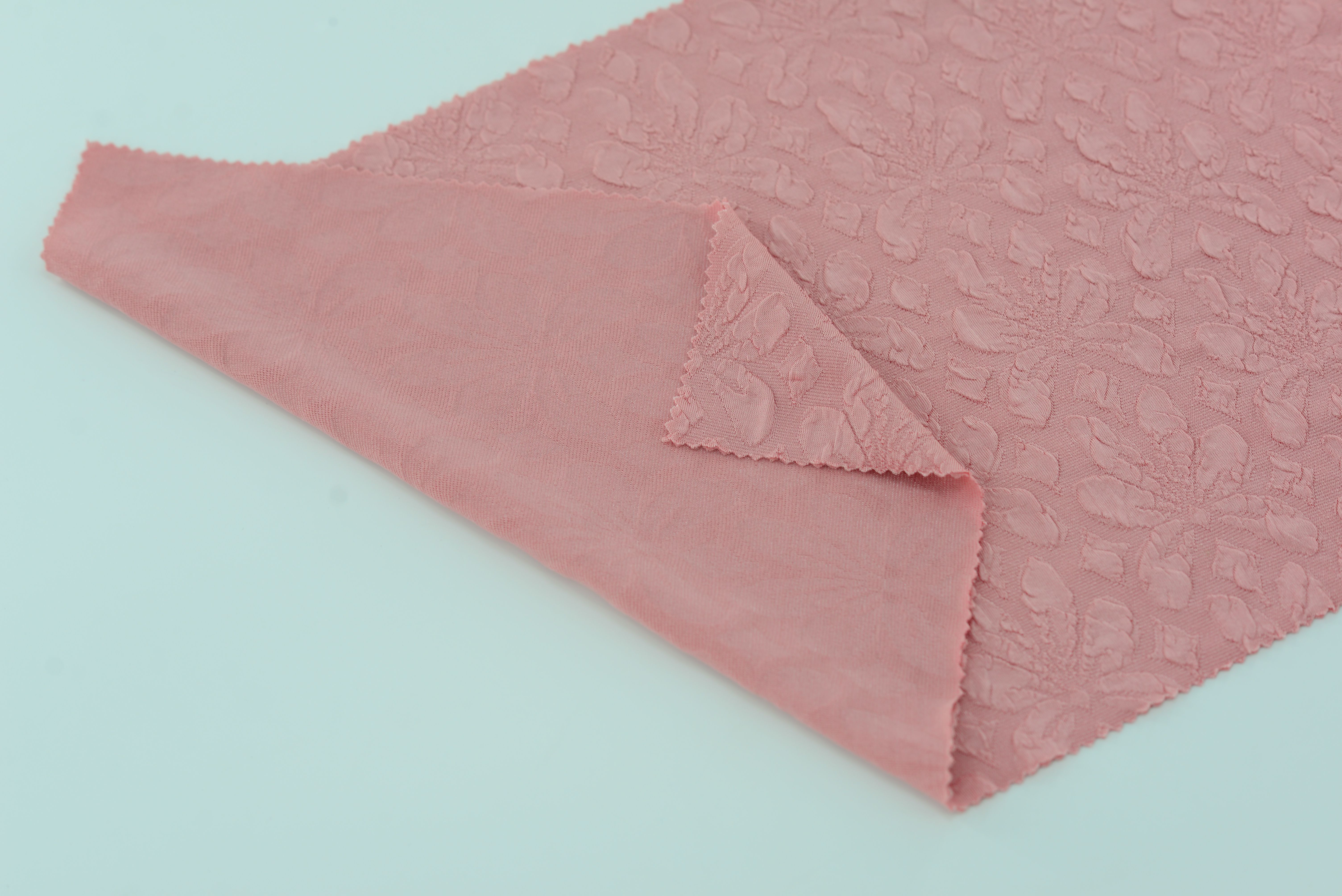 LX-P-16122 KNIT FLOWER JACQUARD