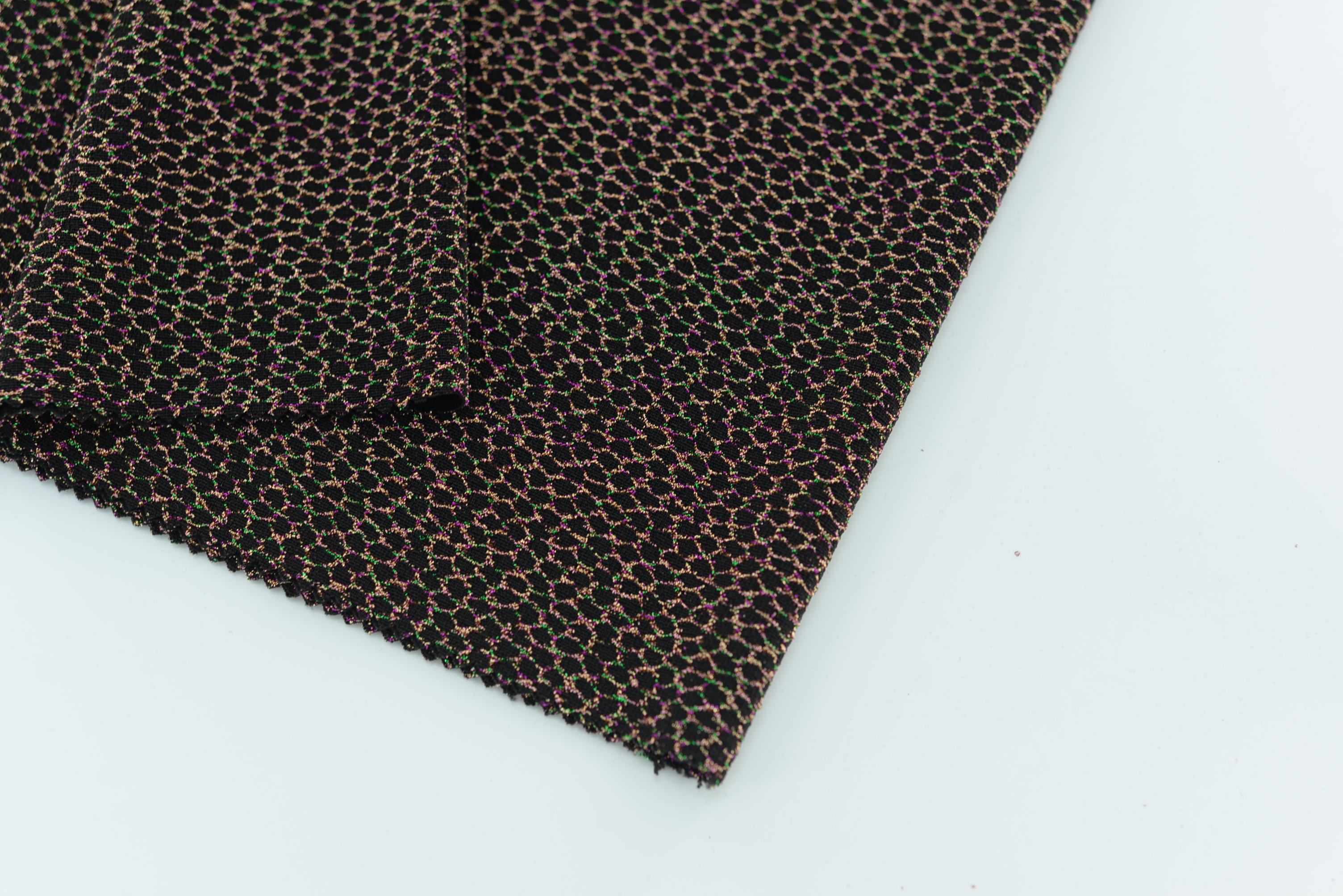 LX-P-16318 LUREX COBWEBBING KNIT JACQUARD