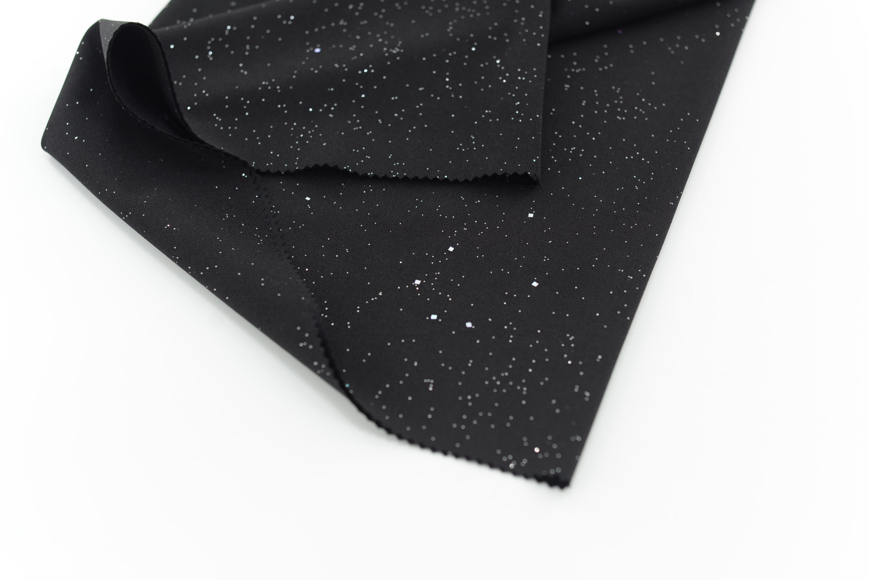 LX-F-11095 SCUBA CREPE SPRINKLE CHECK SEQUINS