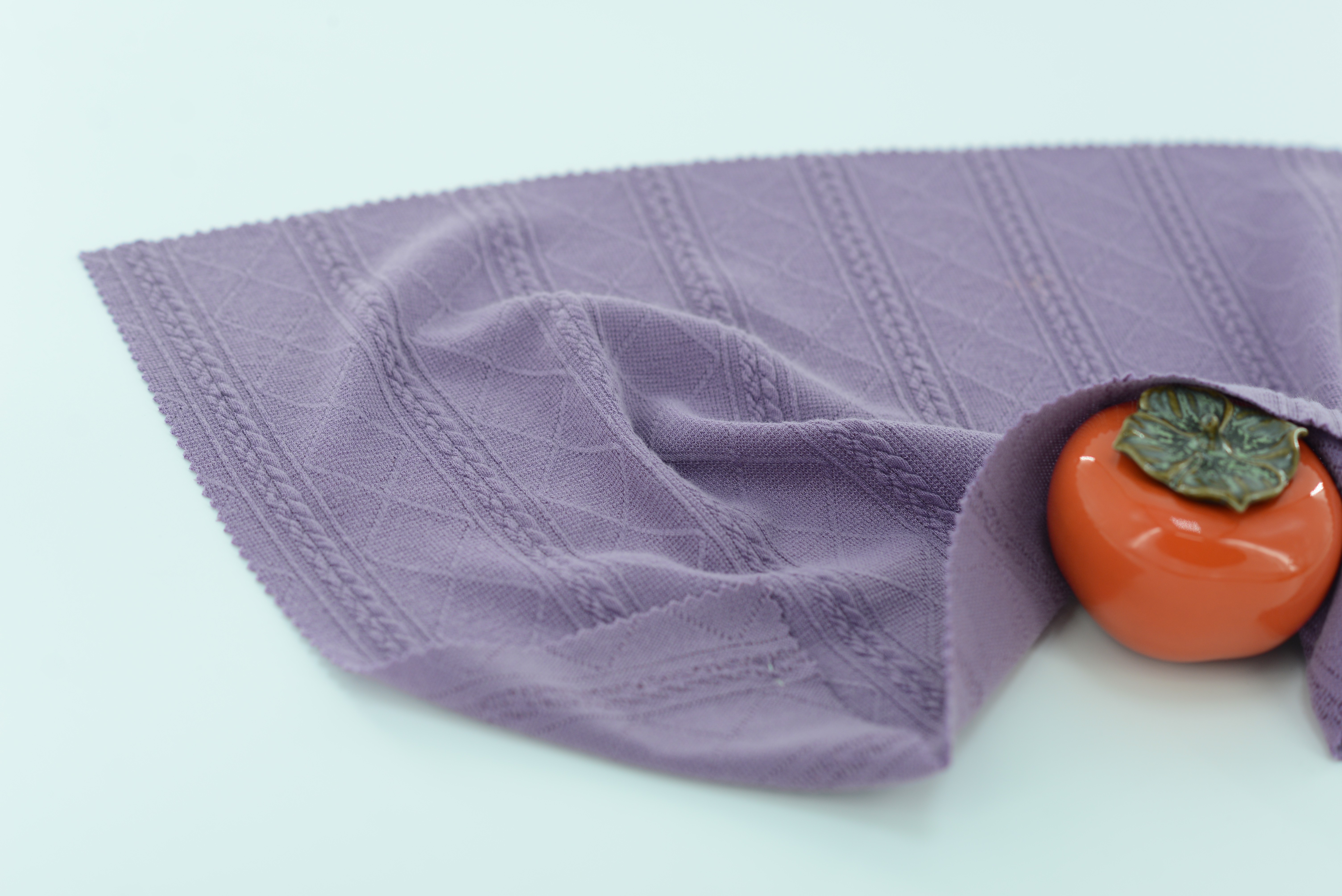 LX-P-12089 KNIT RHOMBUS THICK JACQUARD