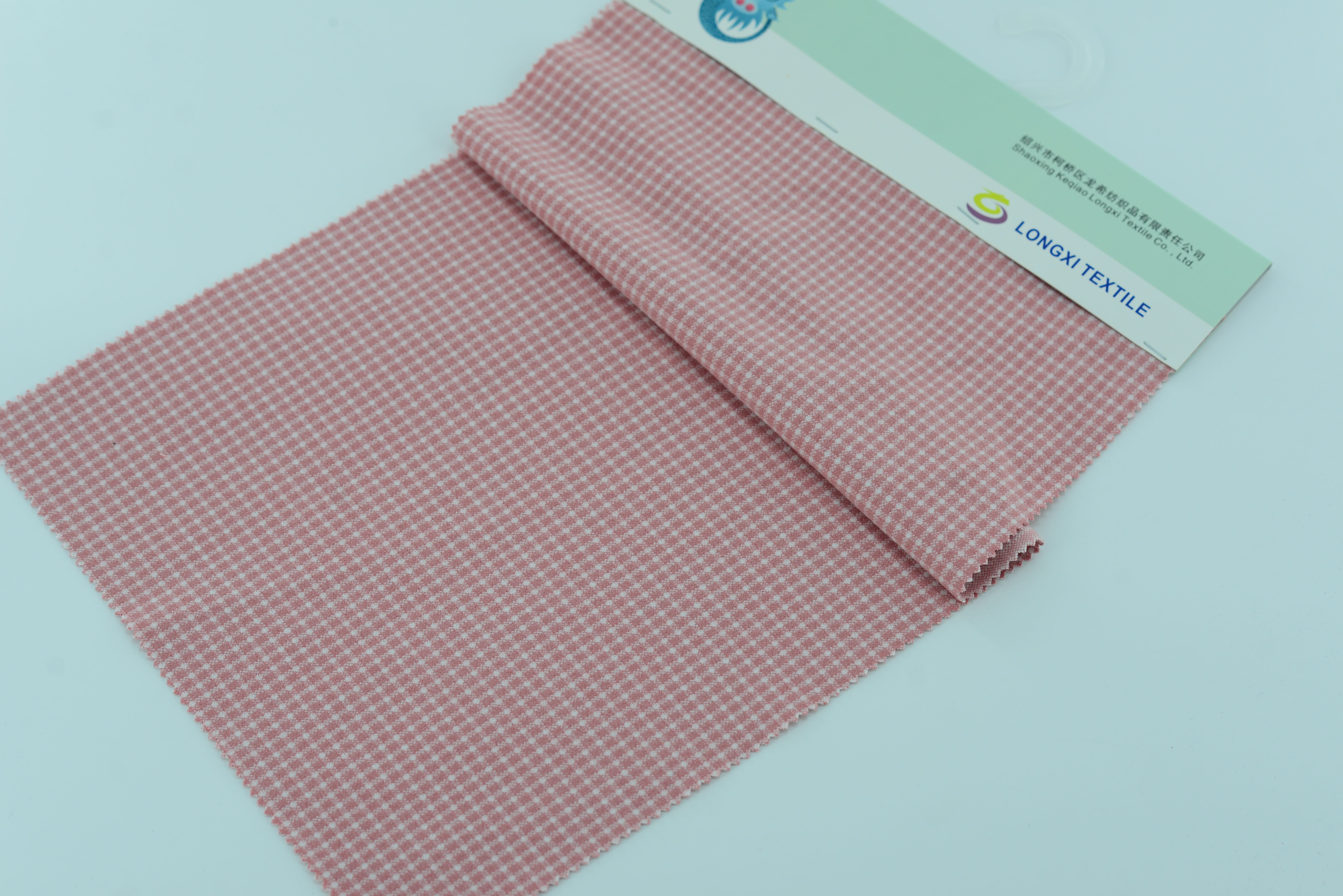 LX-P-18076 POLY CHECK JACQUARD KNIT BRUSH