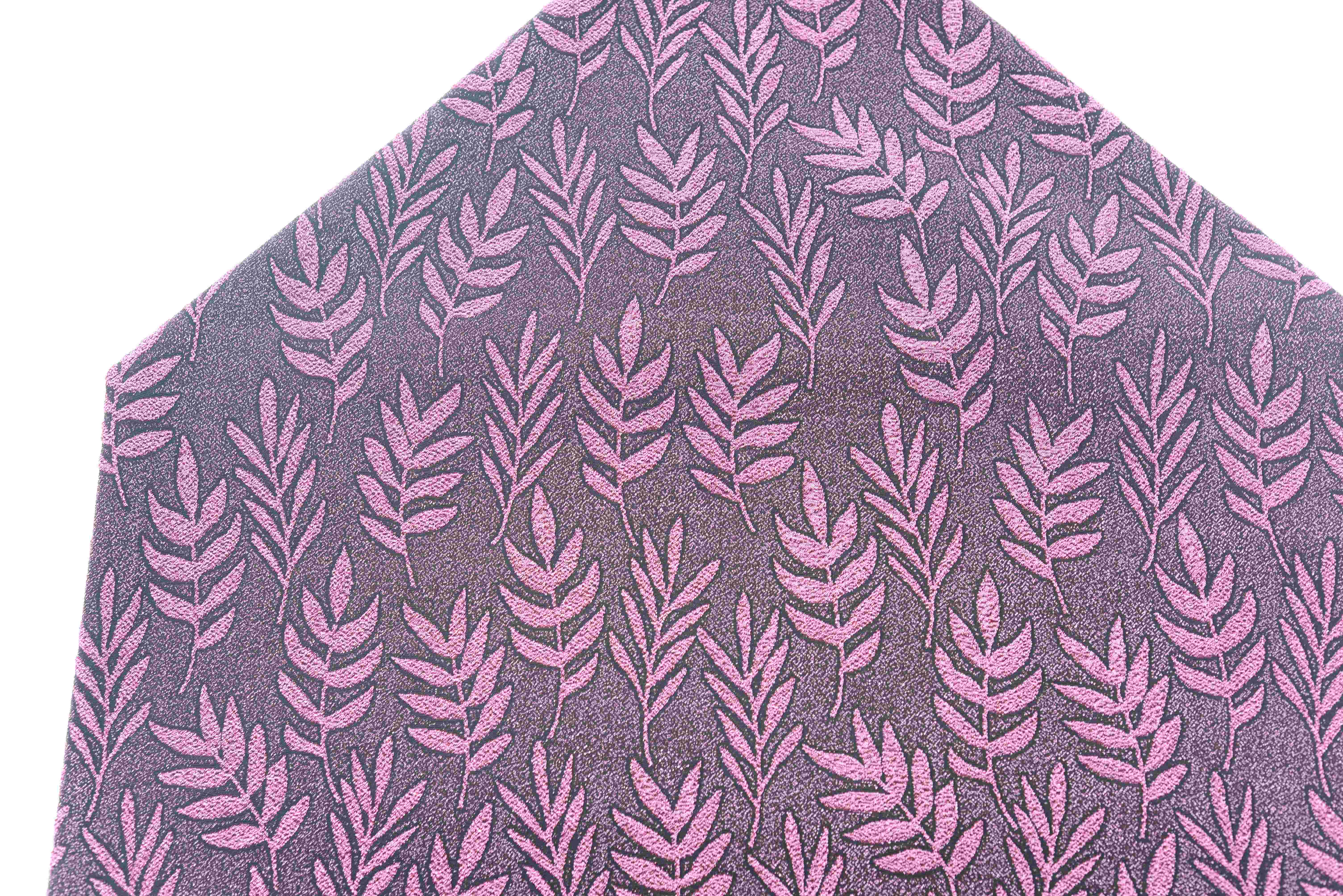 LX-P-16152 LUREX LEAF KNIT JACQUARD