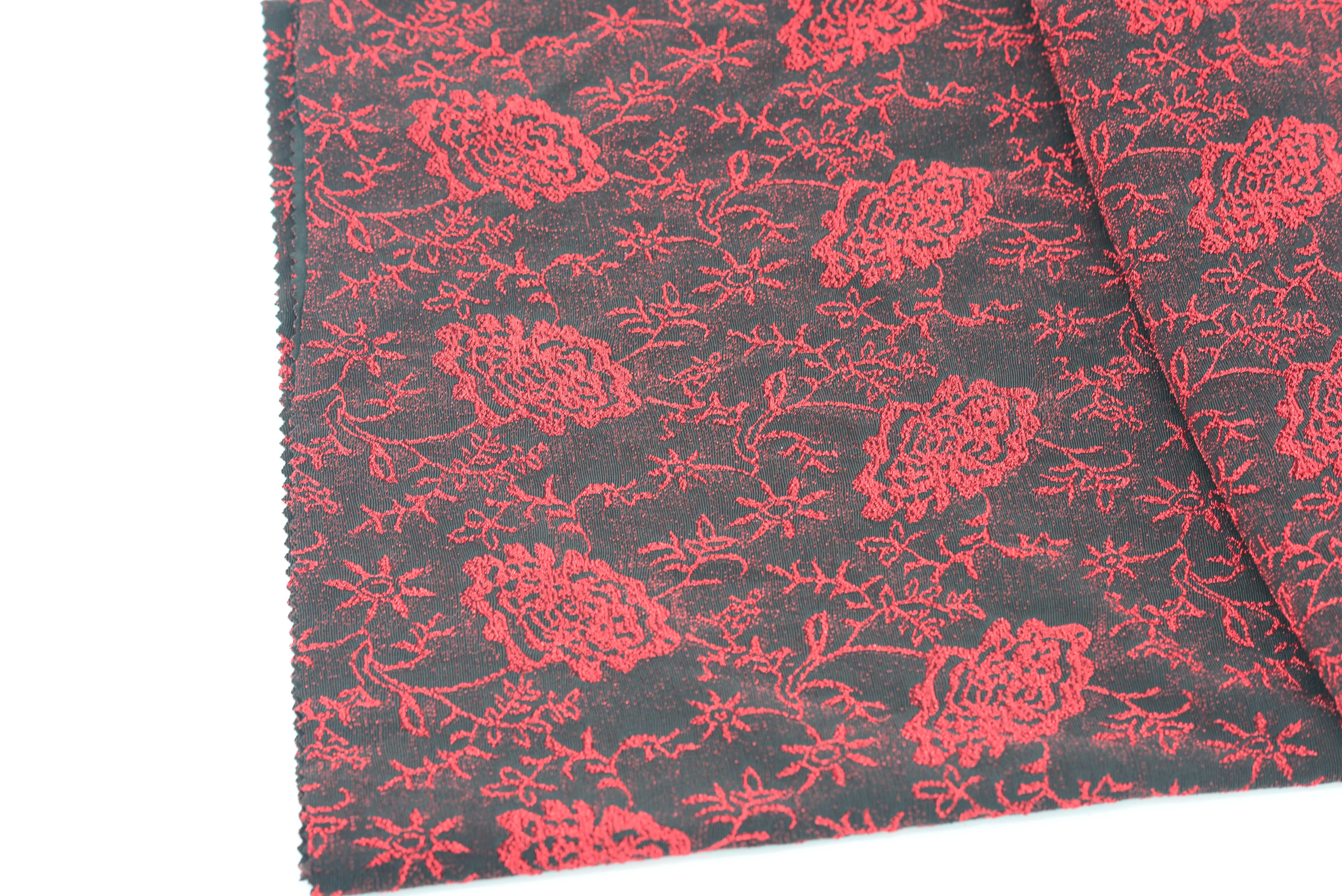 LX-P-16163 NYLON KNIT FLOWER JACQUARD