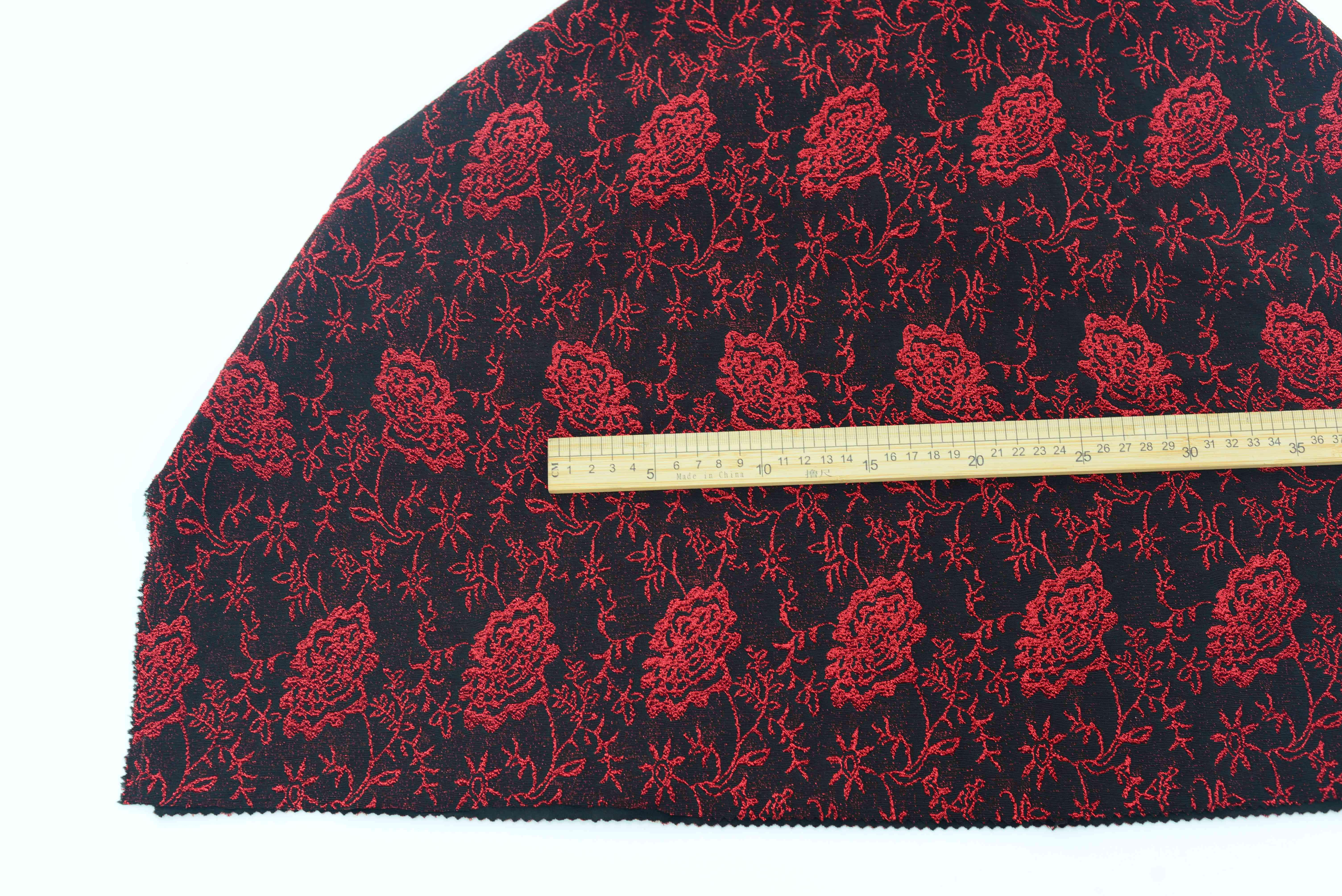 LX-P-16163 NYLON KNIT FLOWER JACQUARD